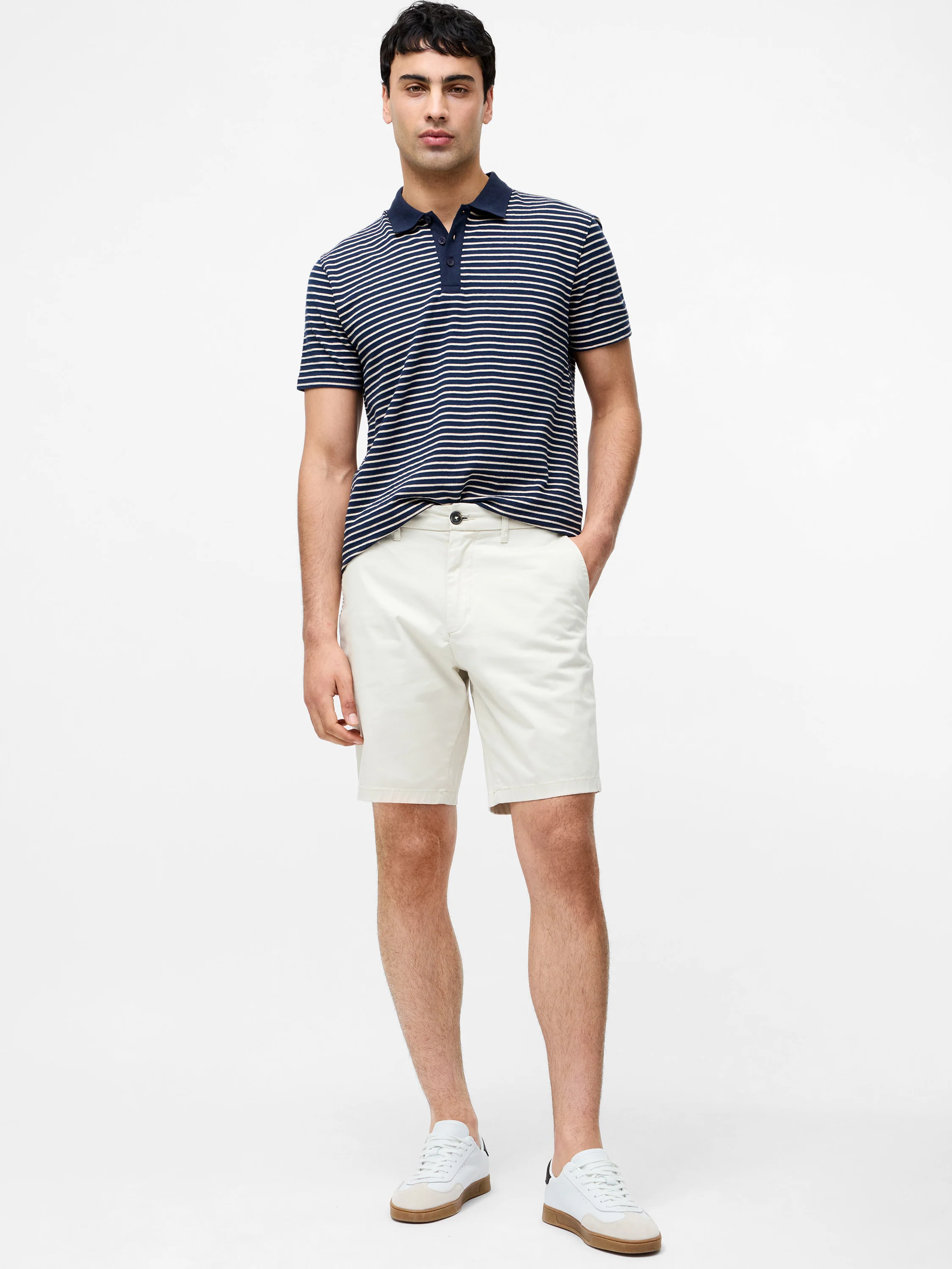 Cotton Stretch Chino Shorts - Image 3