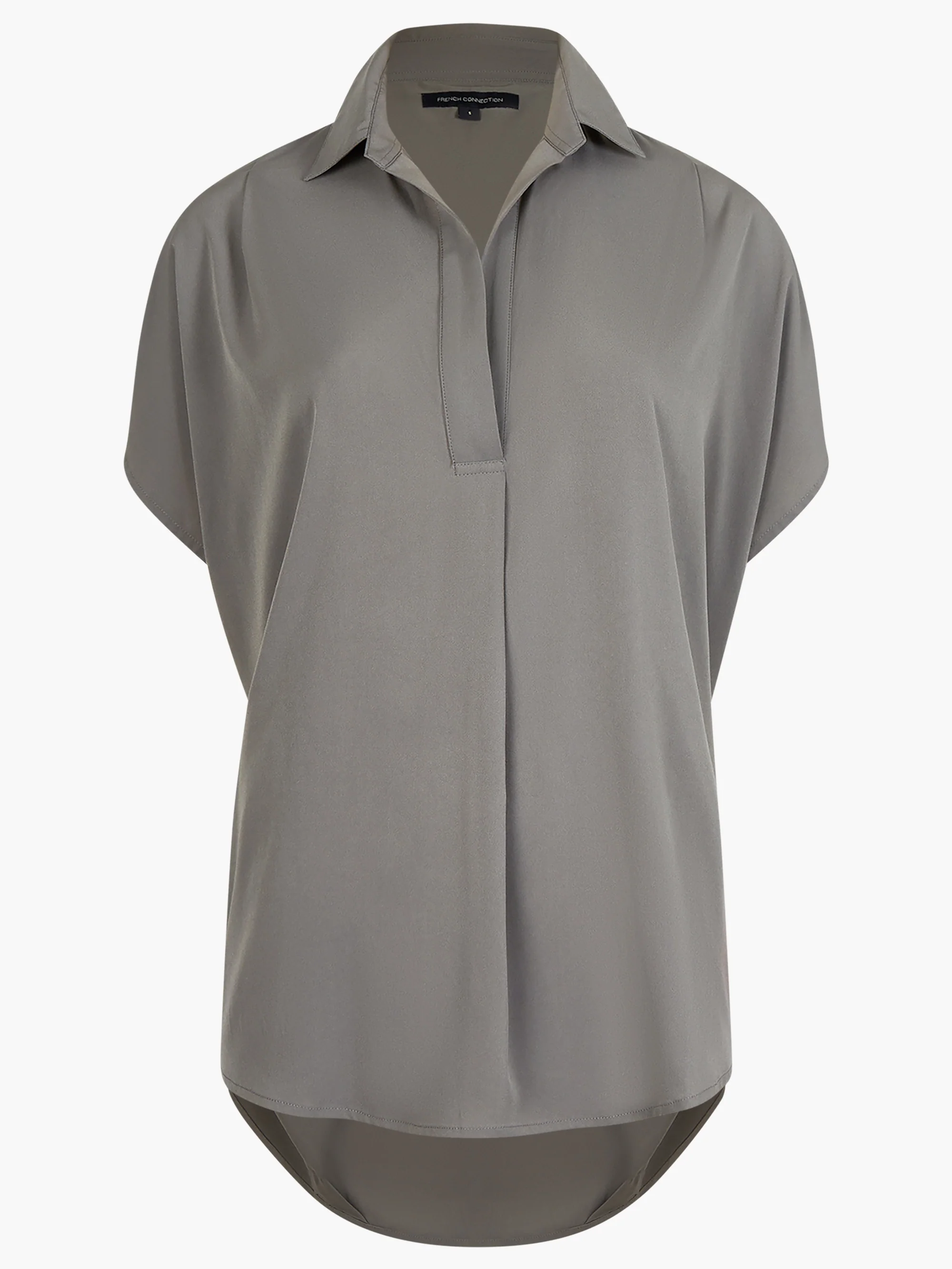 Crepe Light Recycled Popover Shirt - Image 7