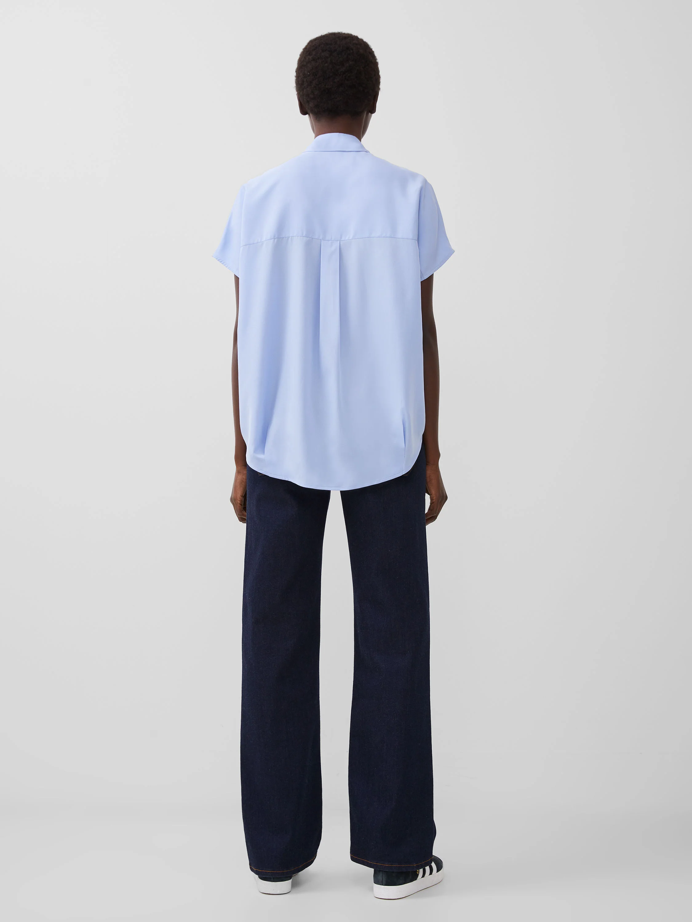 Crepe Light Recycled Popover Shirt - Image 5