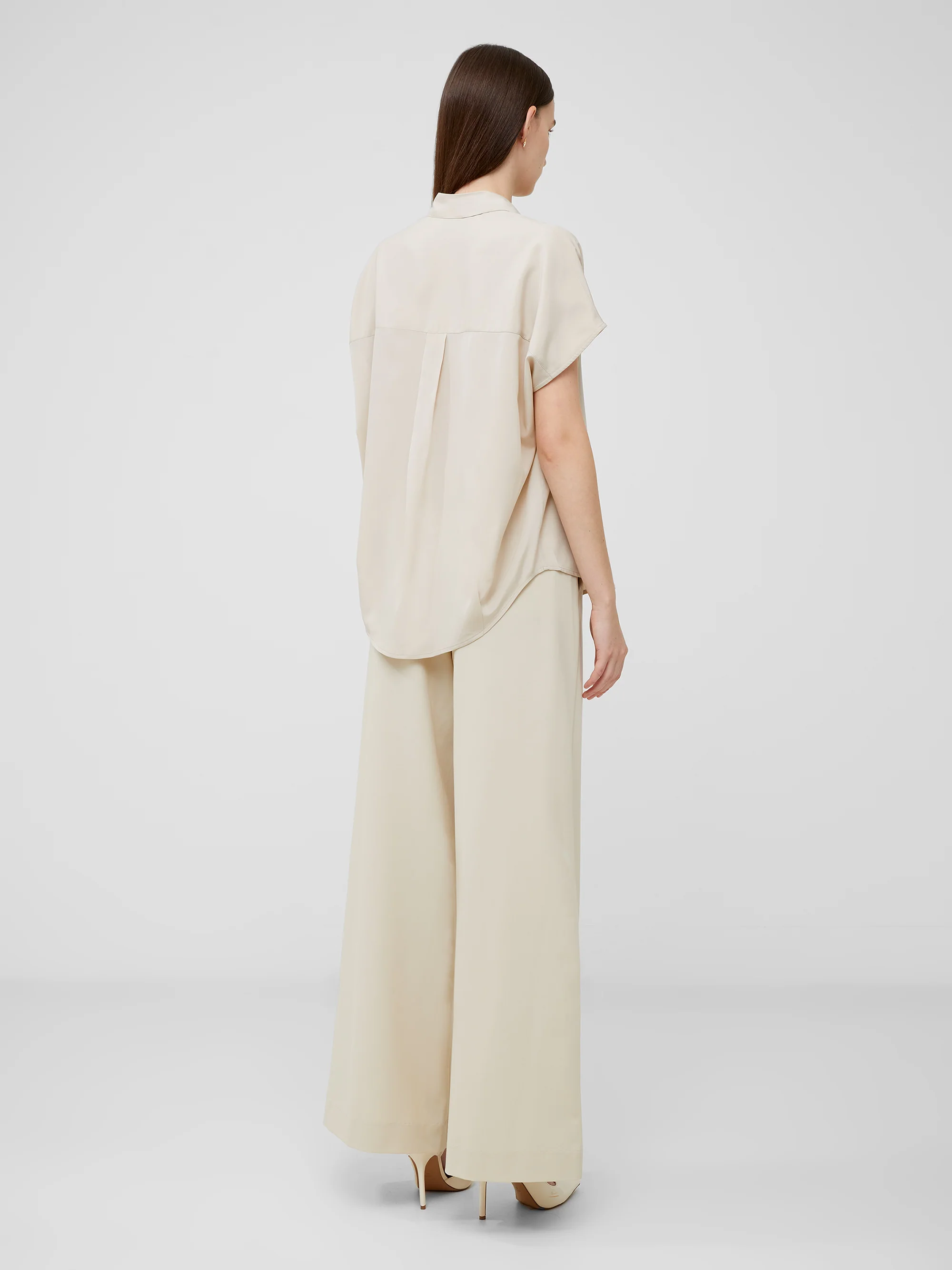 Crepe Light Recycled Popover Shirt - Image 4