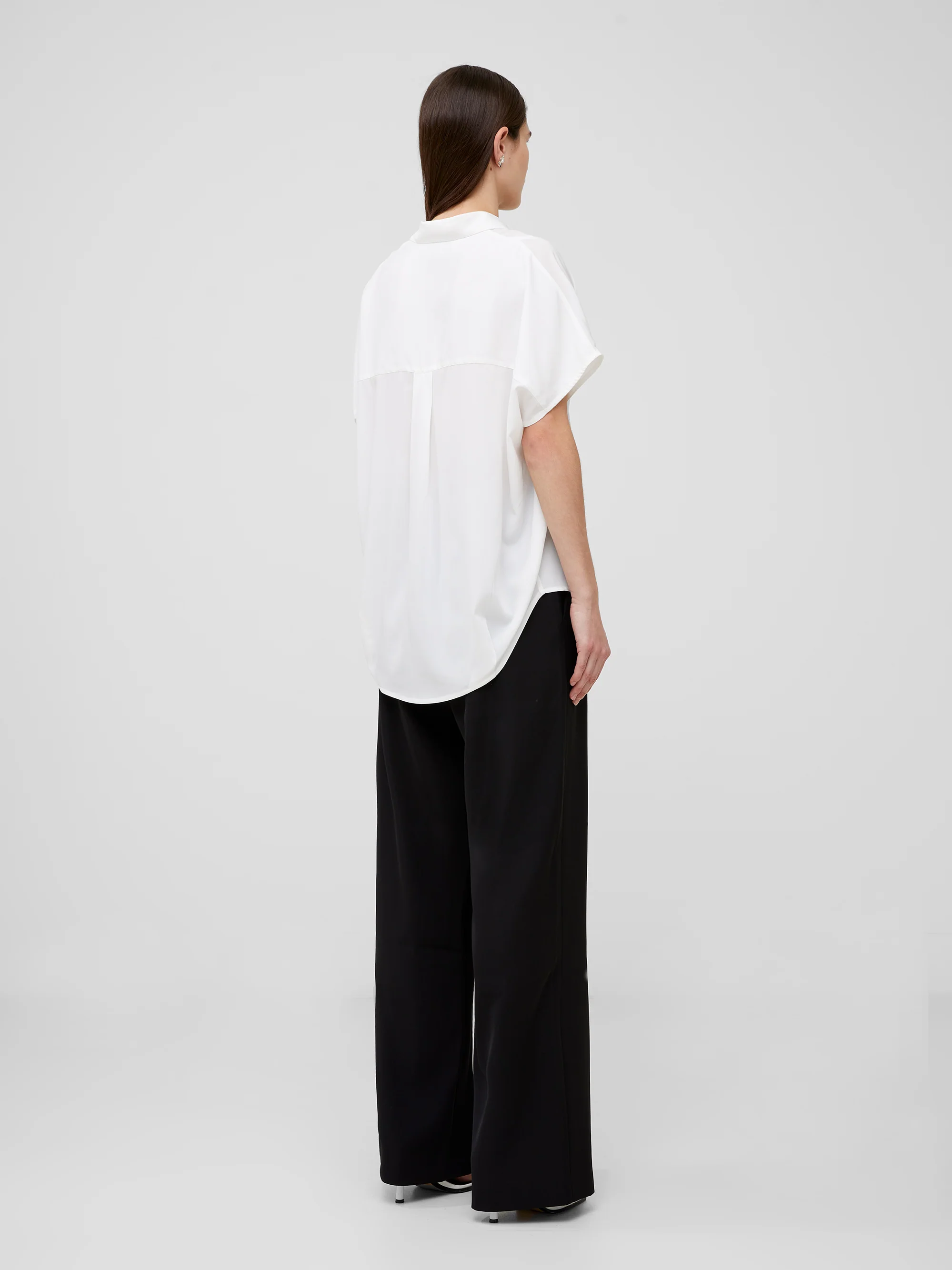 Crepe Light Recycled Popover Shirt - Image 5