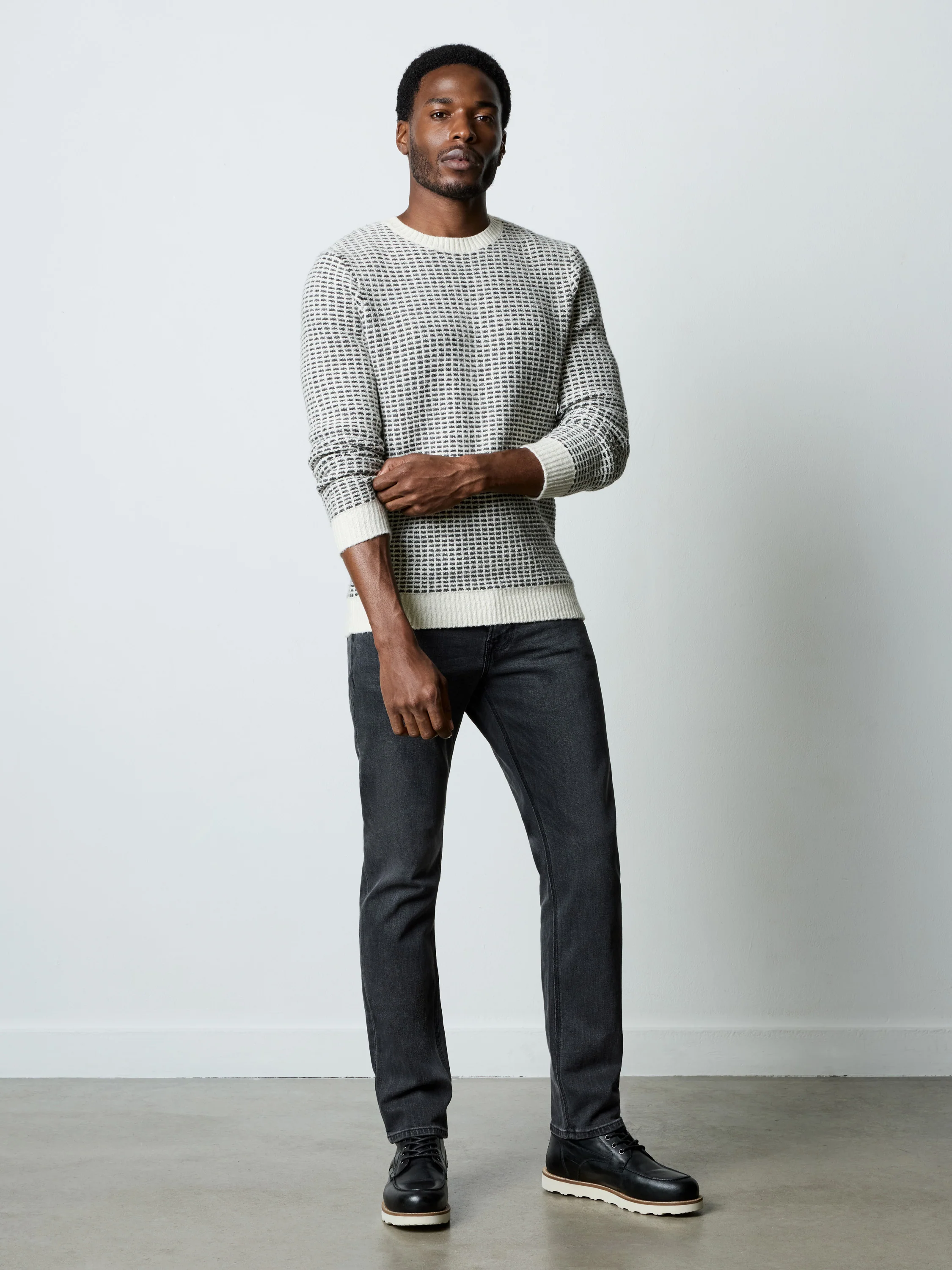Crew Neck Degrade Jumper - Image 2