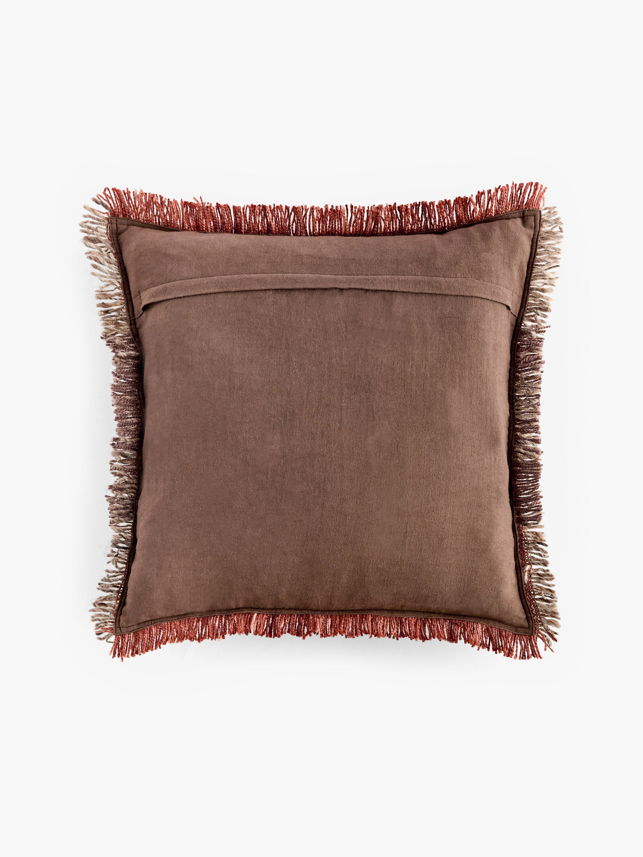 Textured Fringe Recycled Cushion - Image 5