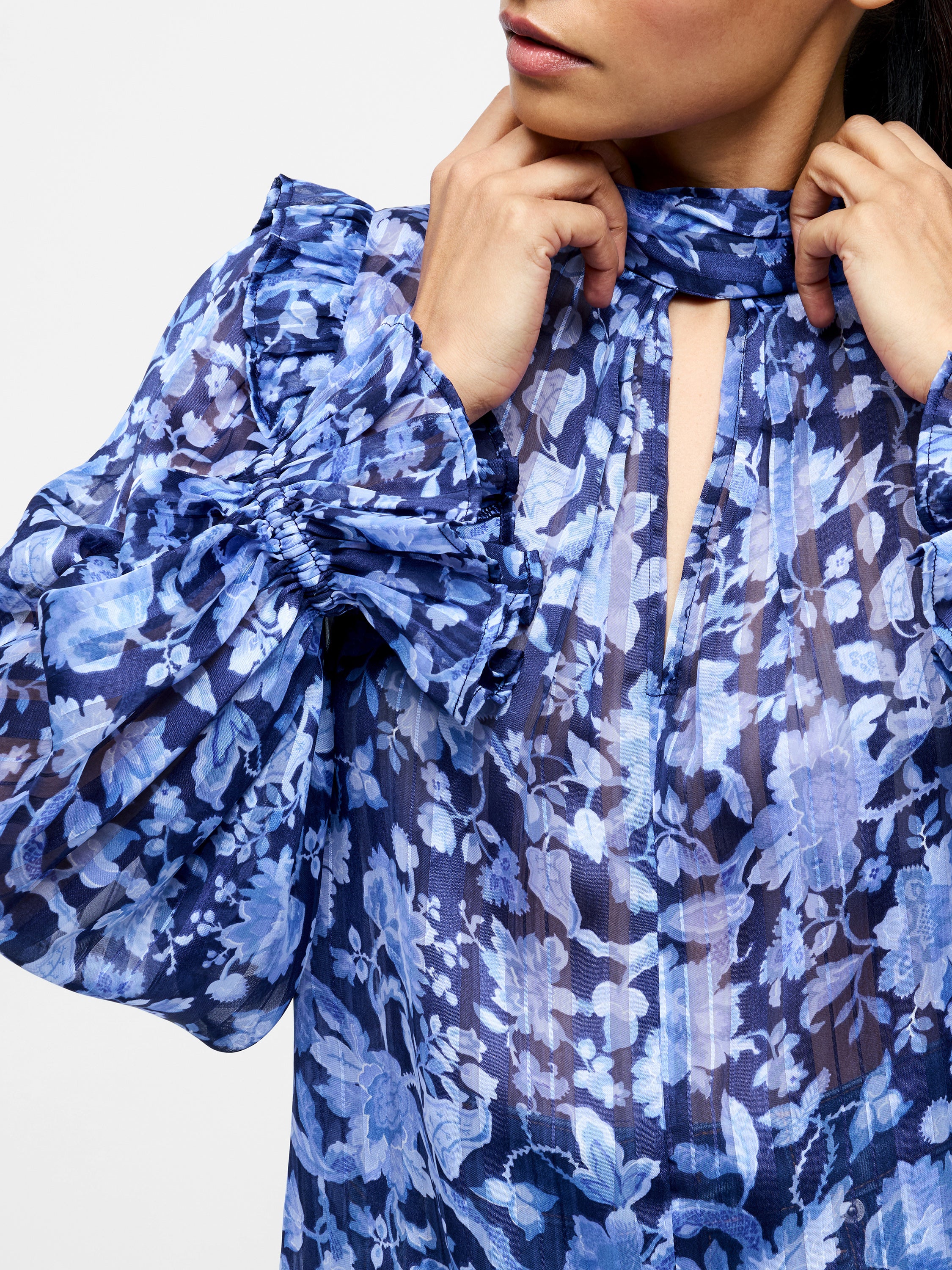 Cynthia Frill Long Sleeve Top - Image 2