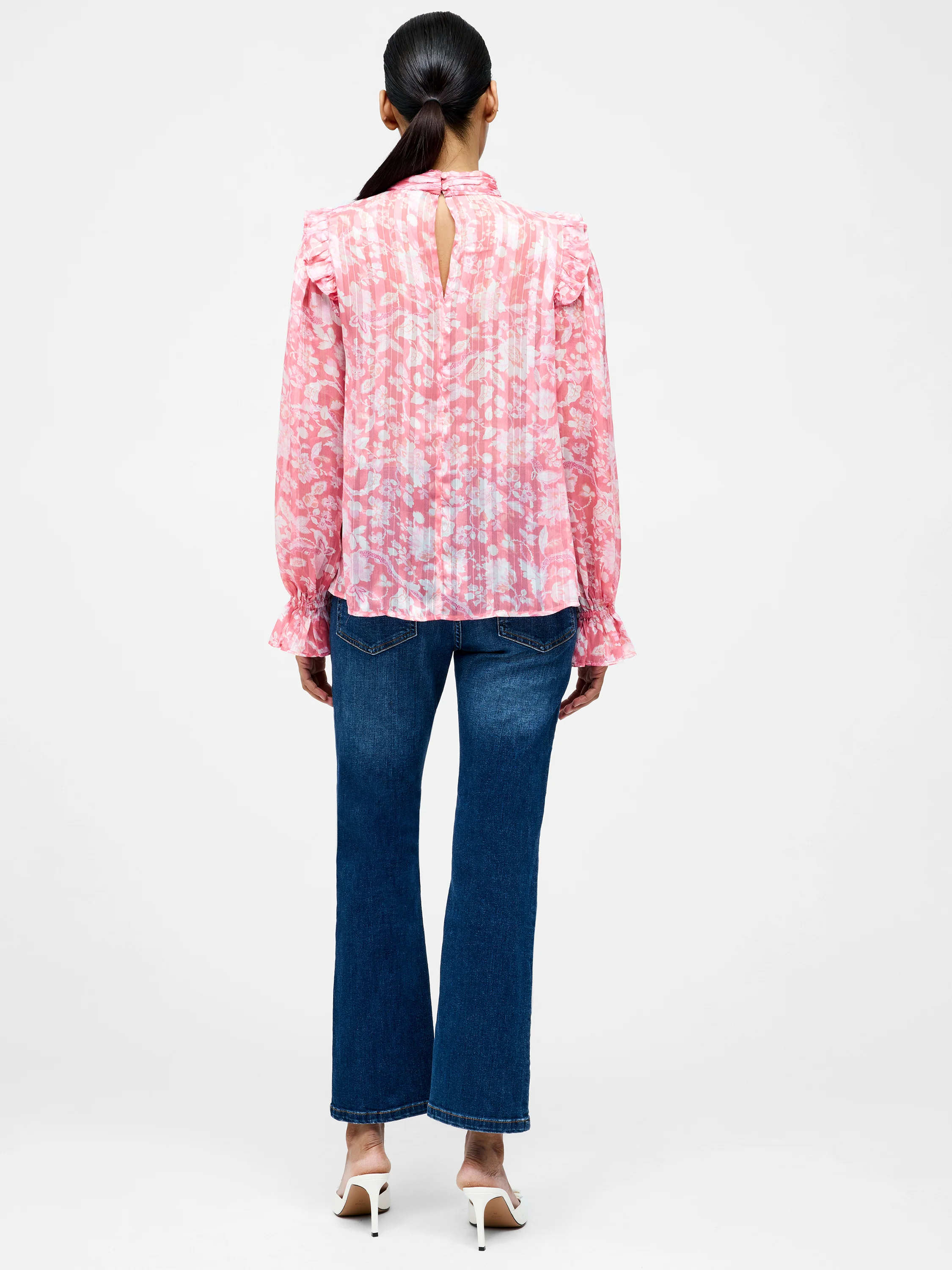 Cynthia Frill Long Sleeve Top - Image 5