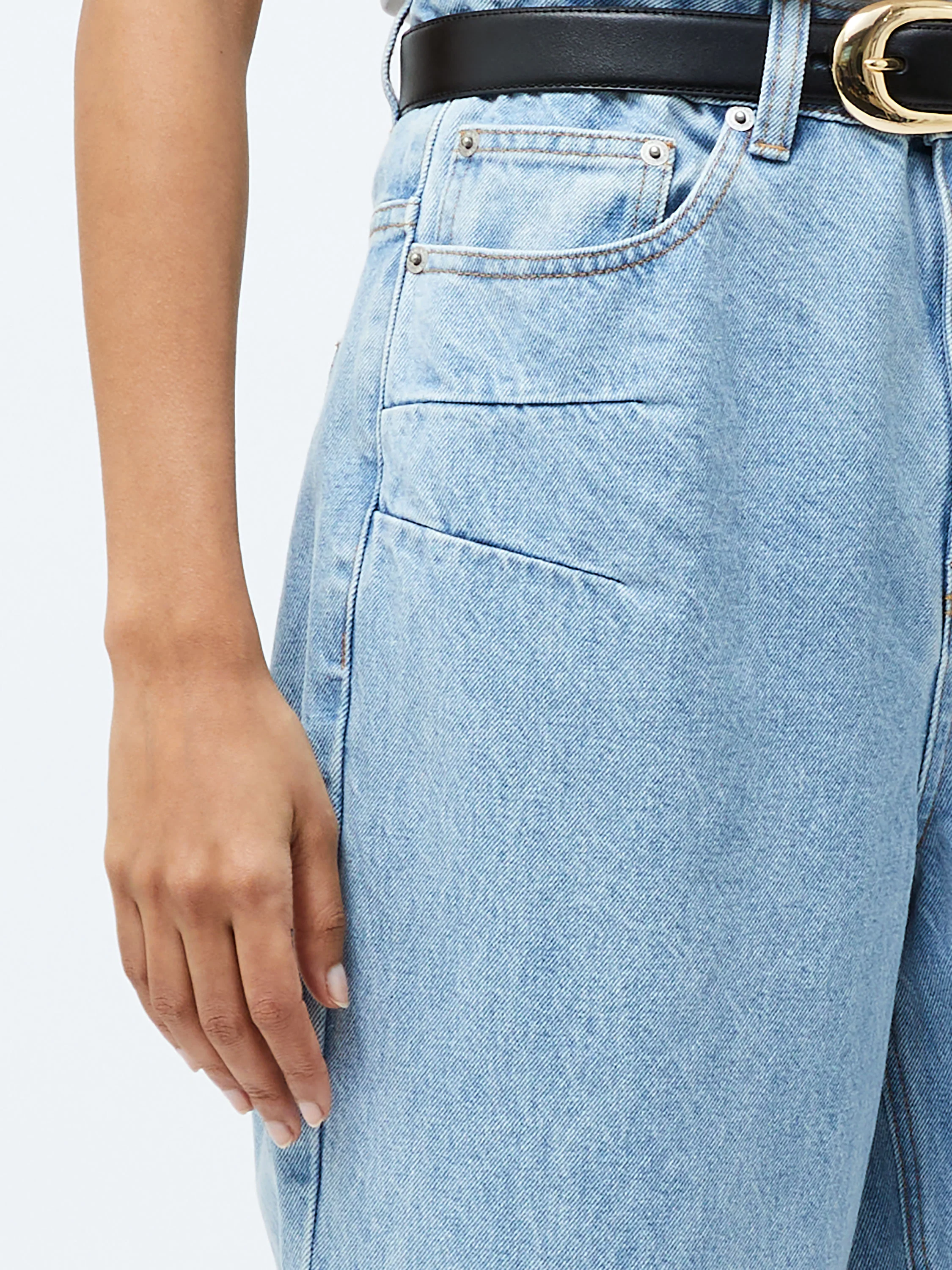 Dallas Denim Barrel Leg Jeans - Image 2