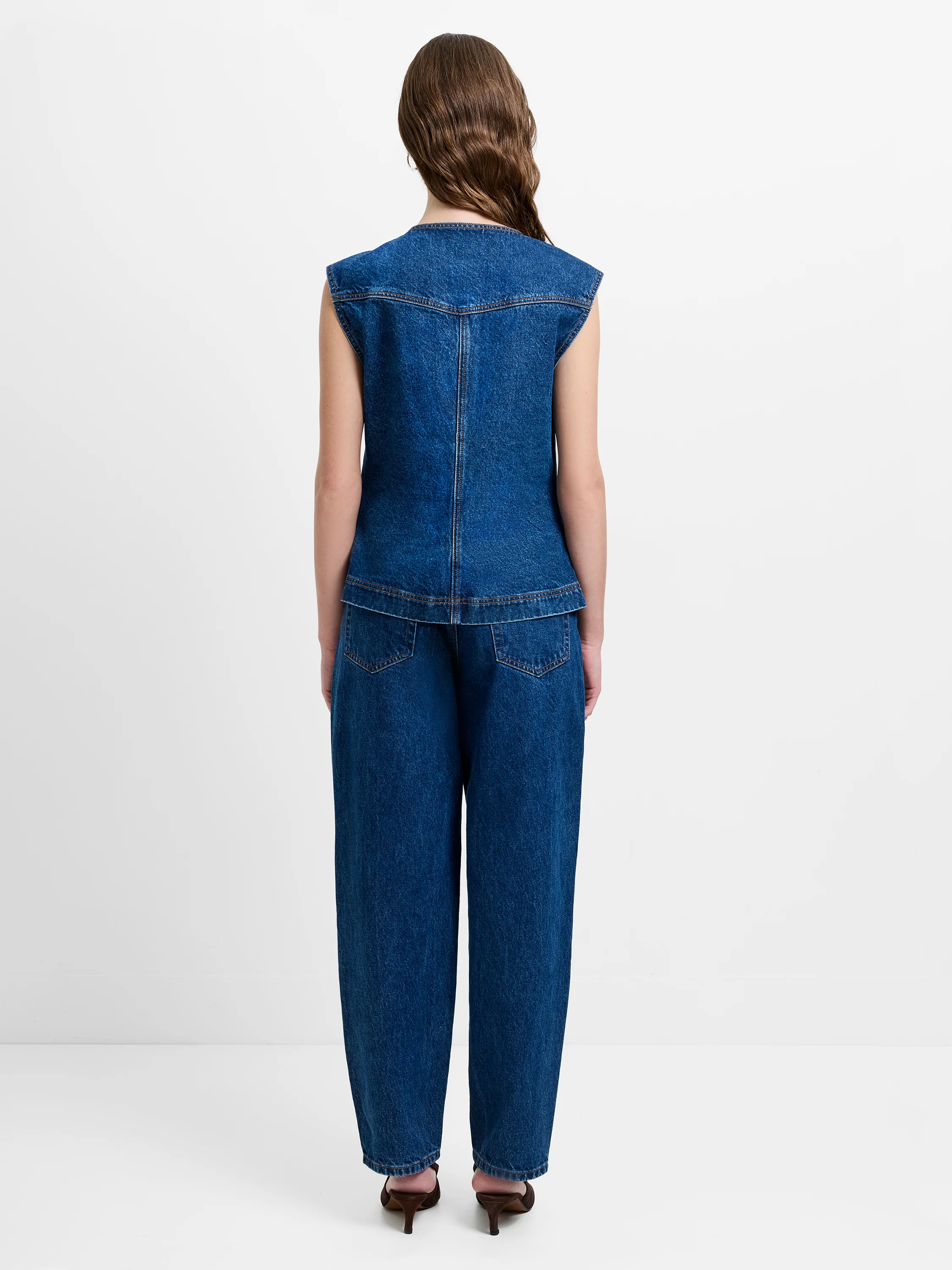 Dallas Denim Waistcoat - Image 4