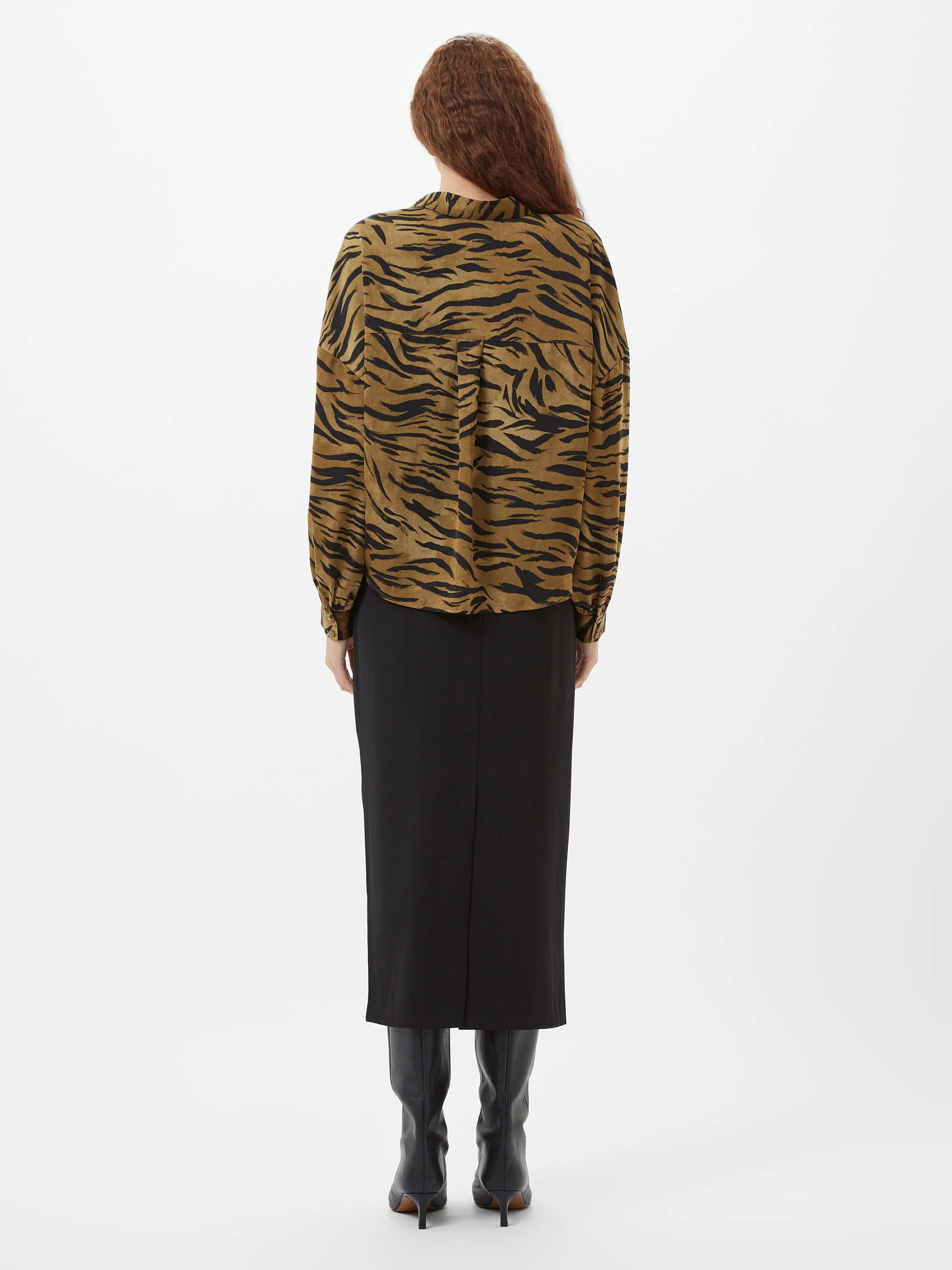 Damasco Adeline Print Tuck Shirt - Image 6