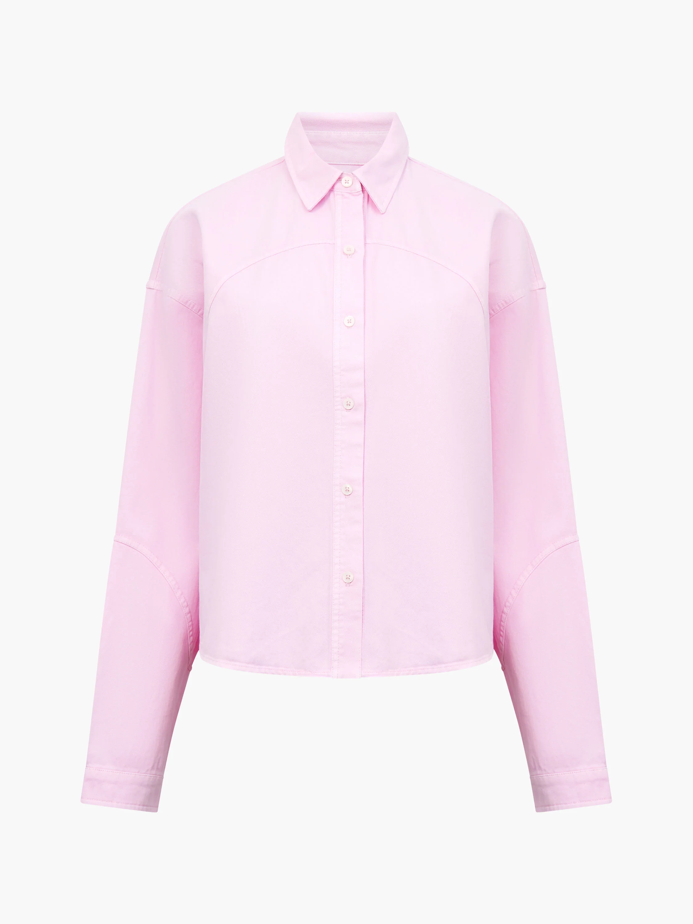 Dana Denim Seamed Shirt - Image 6