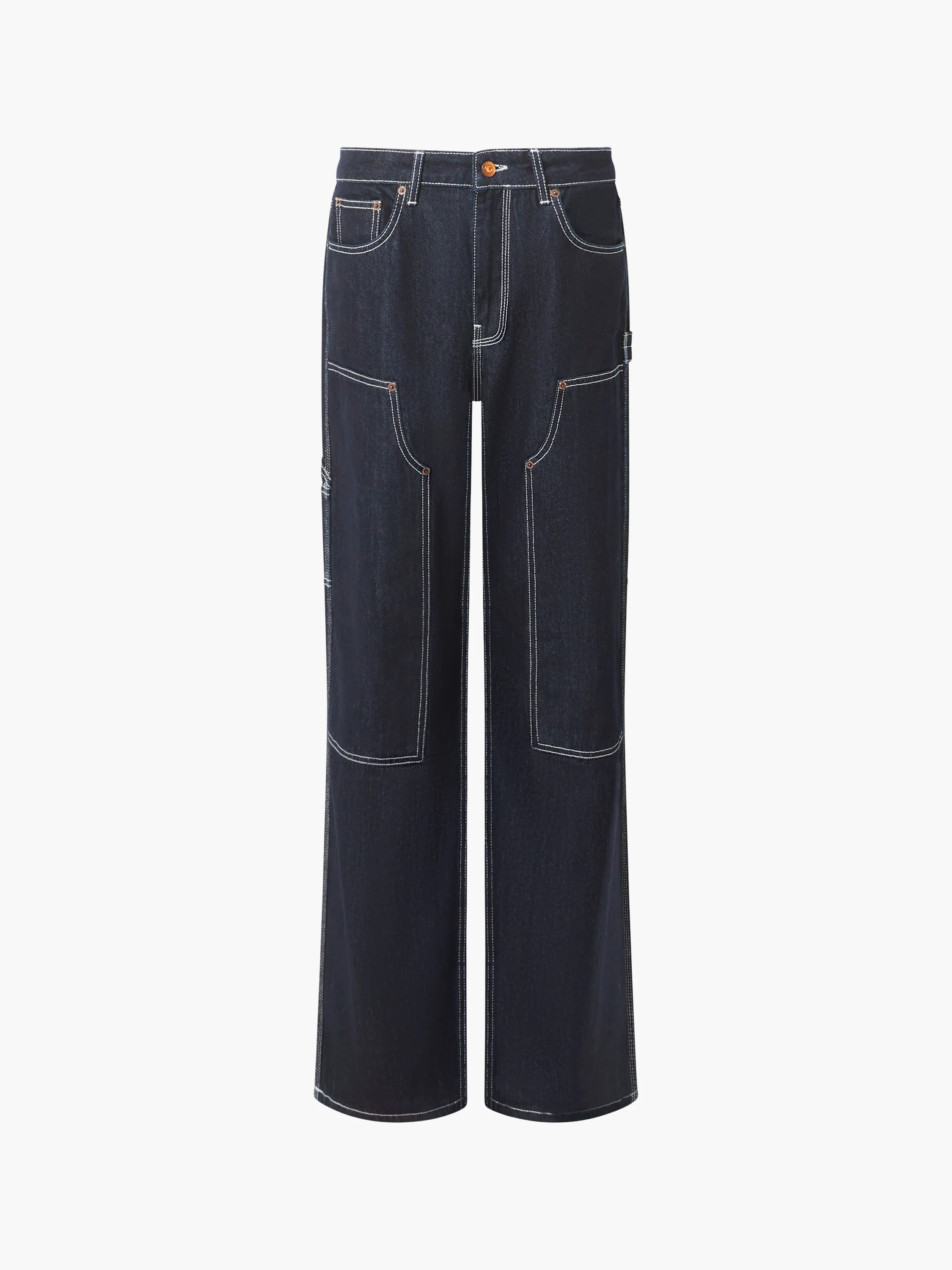 Denver Denim Contrasting Stitch Relaxed Jeans - Image 6