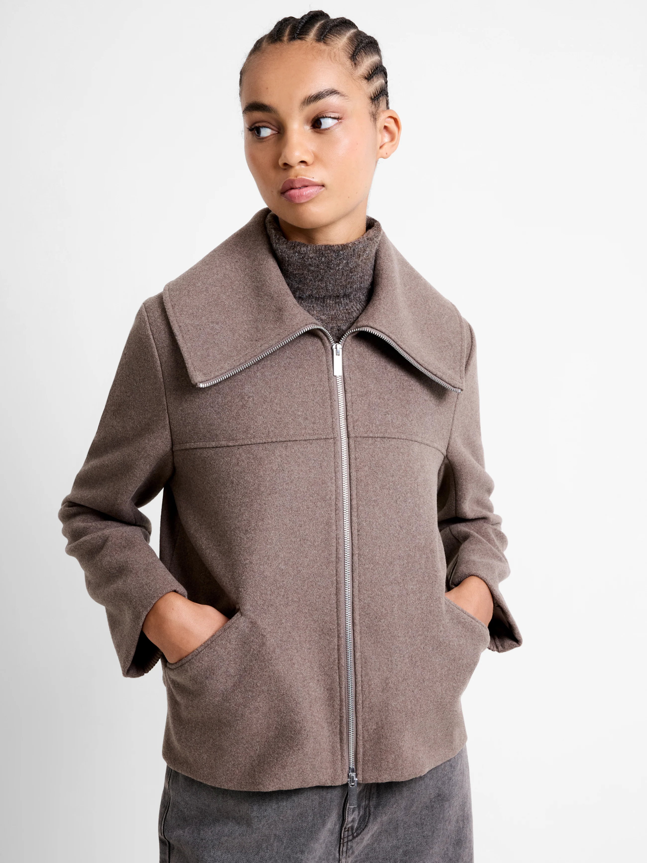 Devita Wool Collared Coat - Image 4