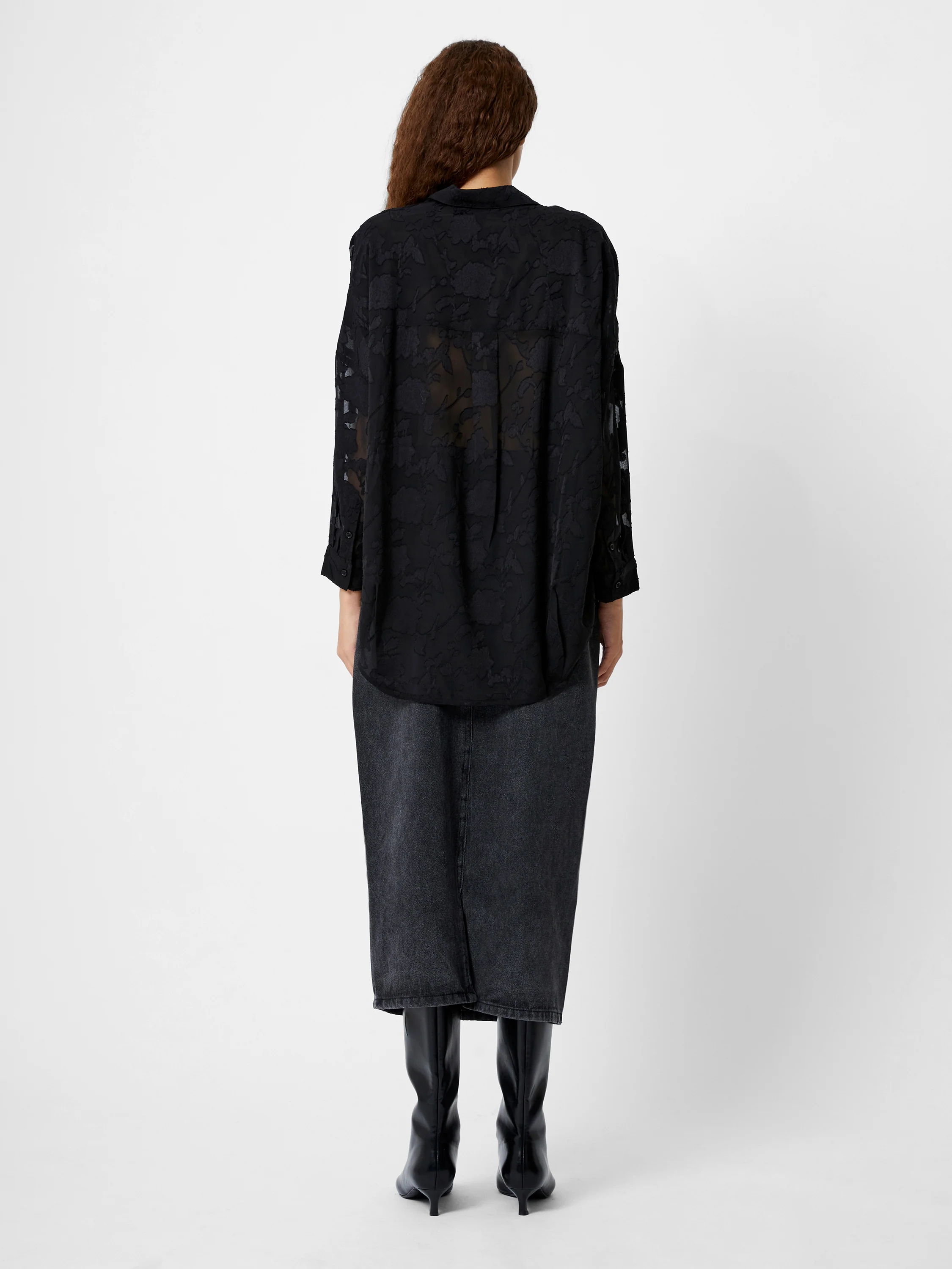 Devore Satin Popover Shirt - Image 5