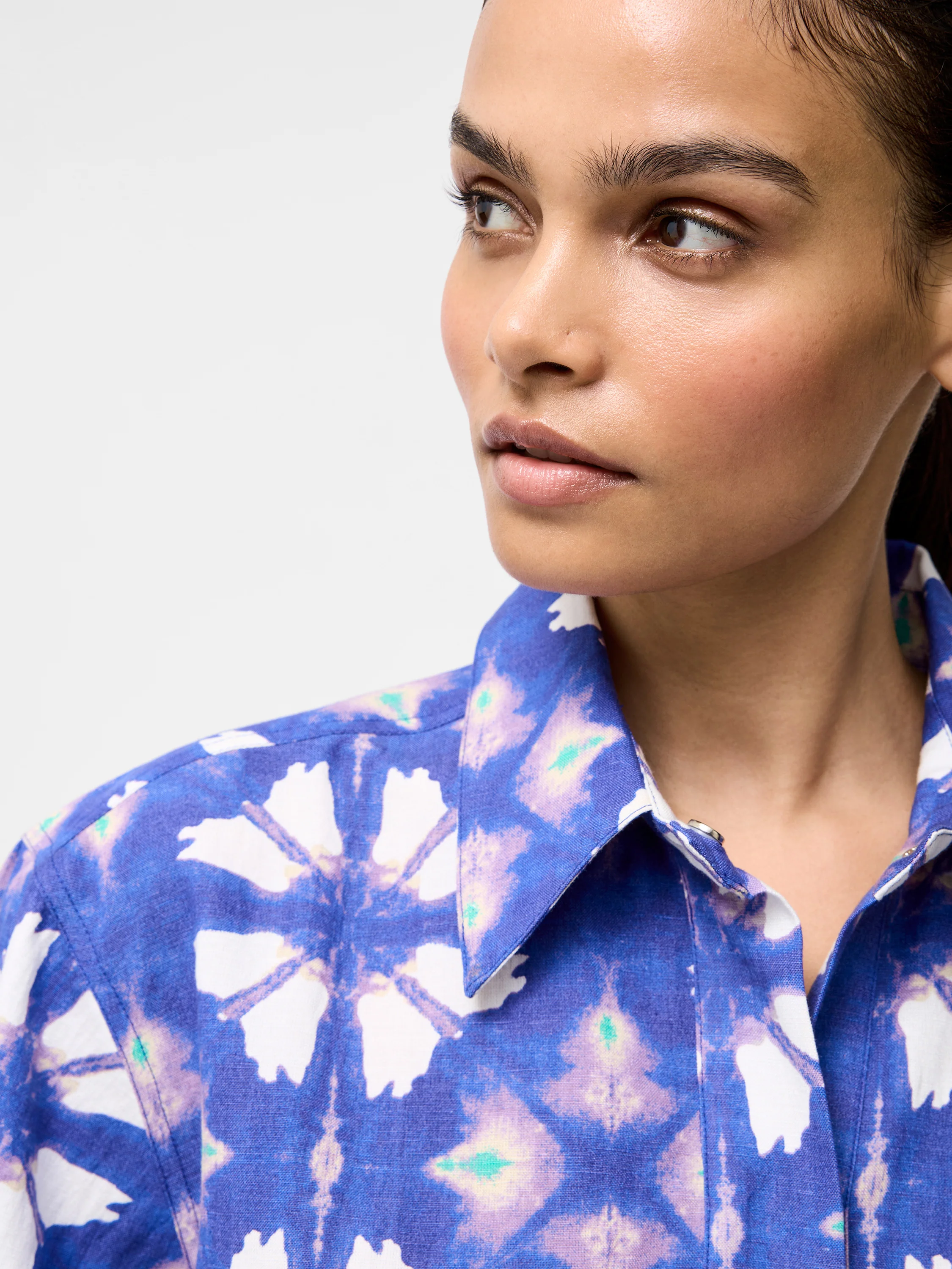 Dory Linen Blend Short Sleeve Shirt - Image 3