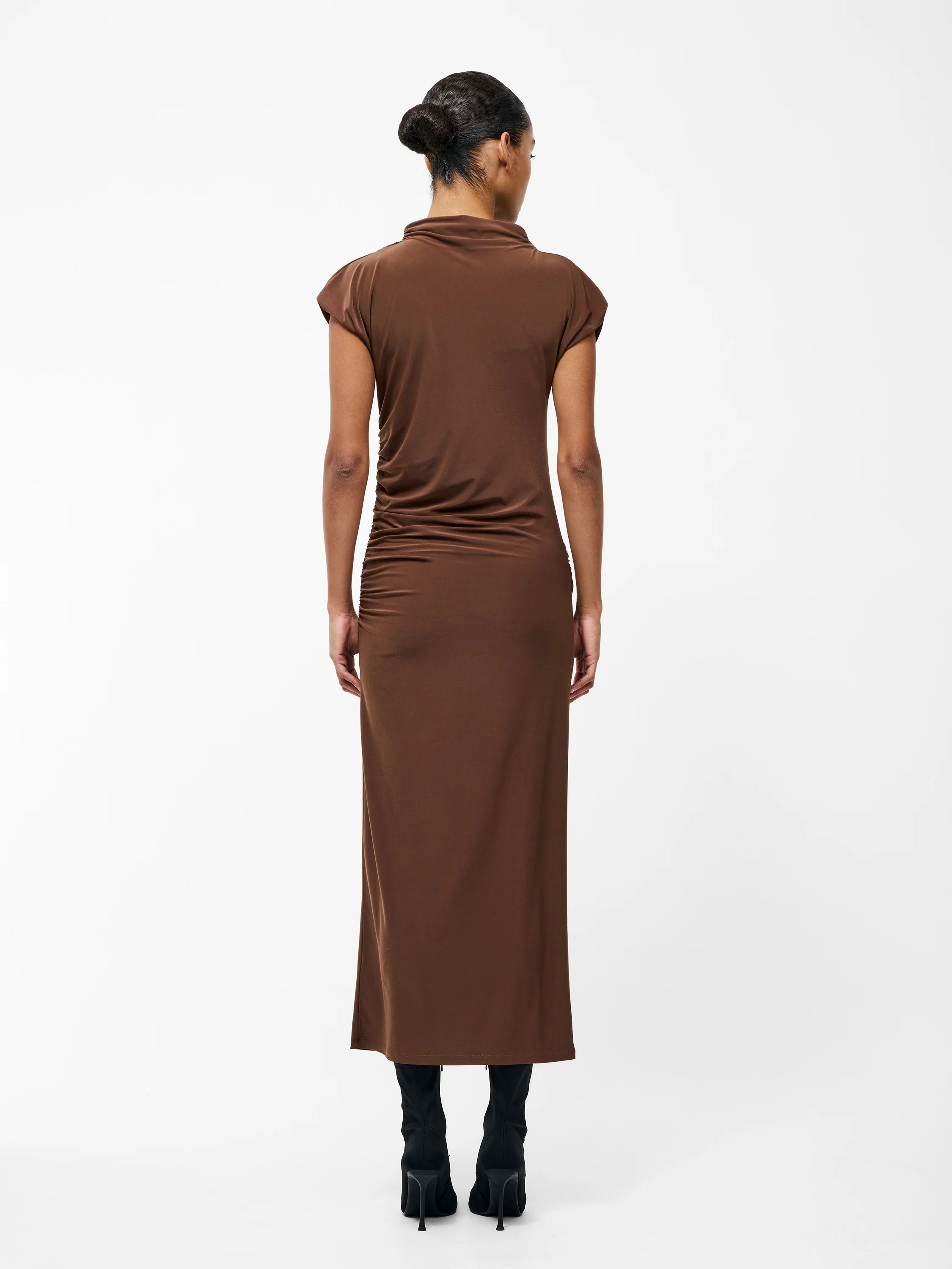 Draped Samira Mock Neck Dress - Image 5