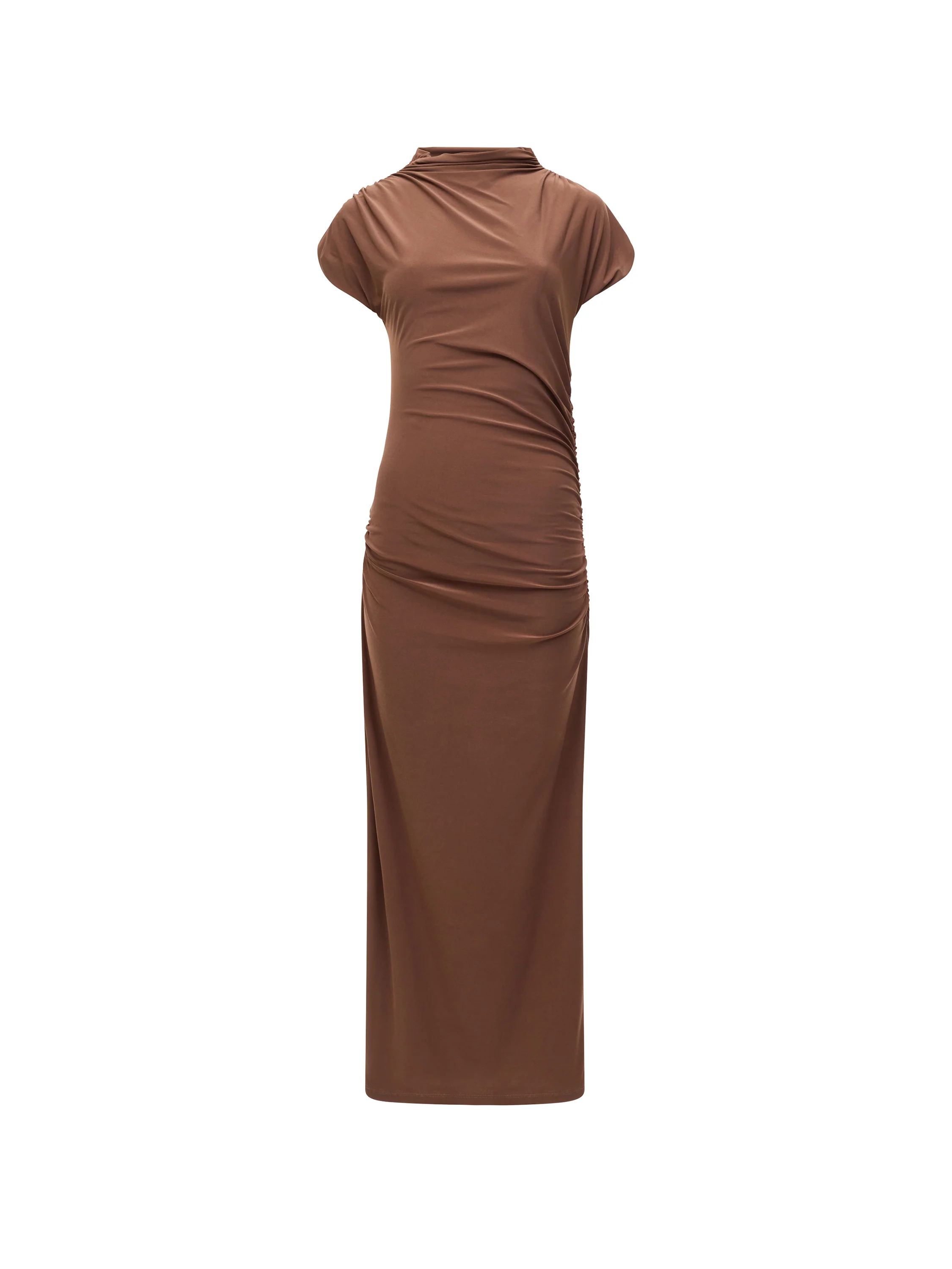 Draped Samira Mock Neck Dress - Image 6