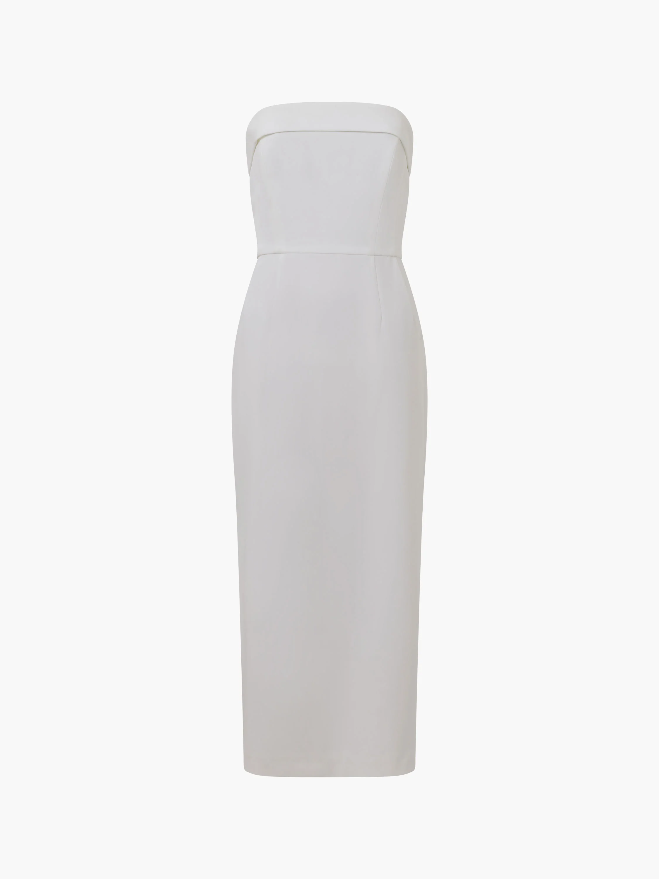 Echo Crepe Bandeau Midi Dress - Image 5