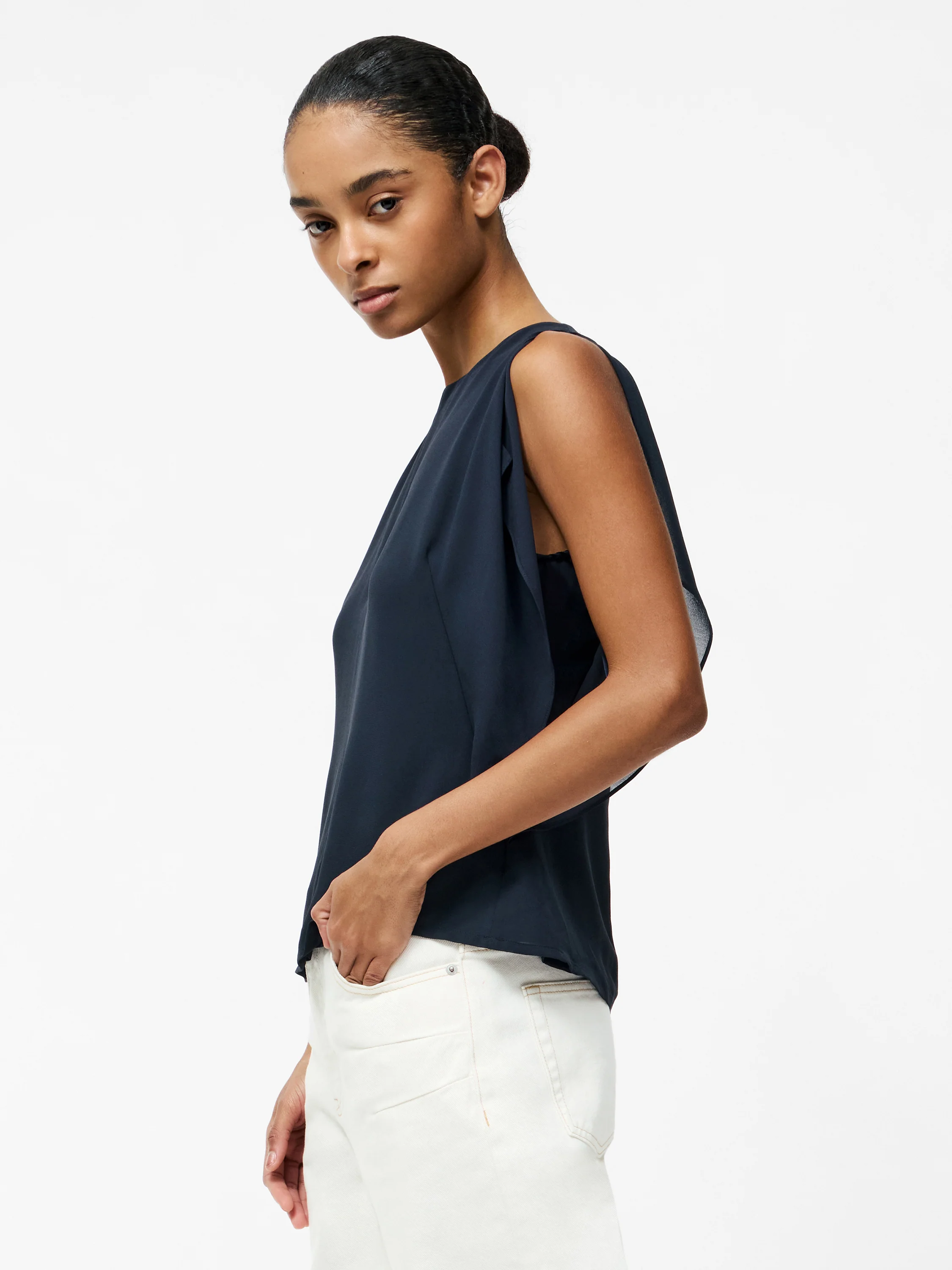 Eden Georgette Flutter Sleeve Top - Image 4