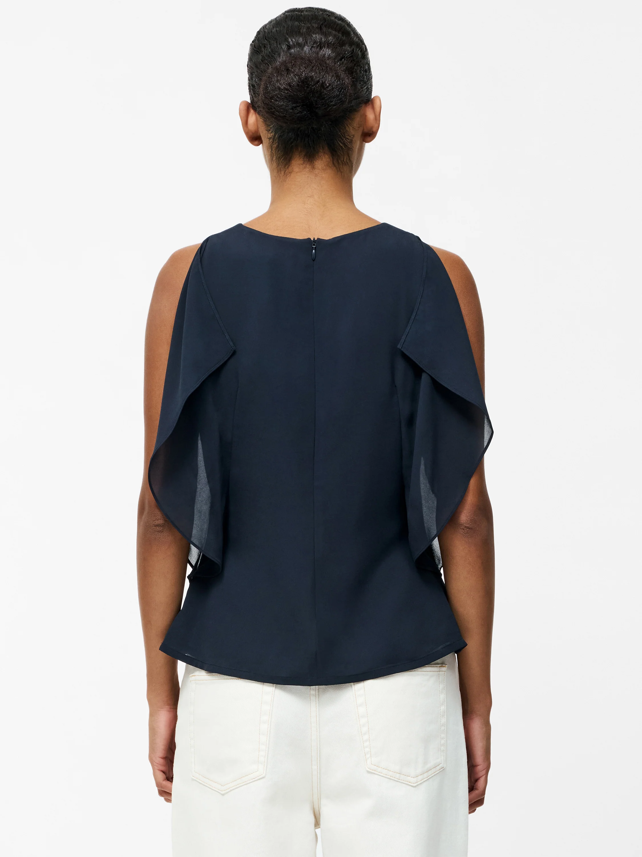 Eden Georgette Flutter Sleeve Top - Image 5