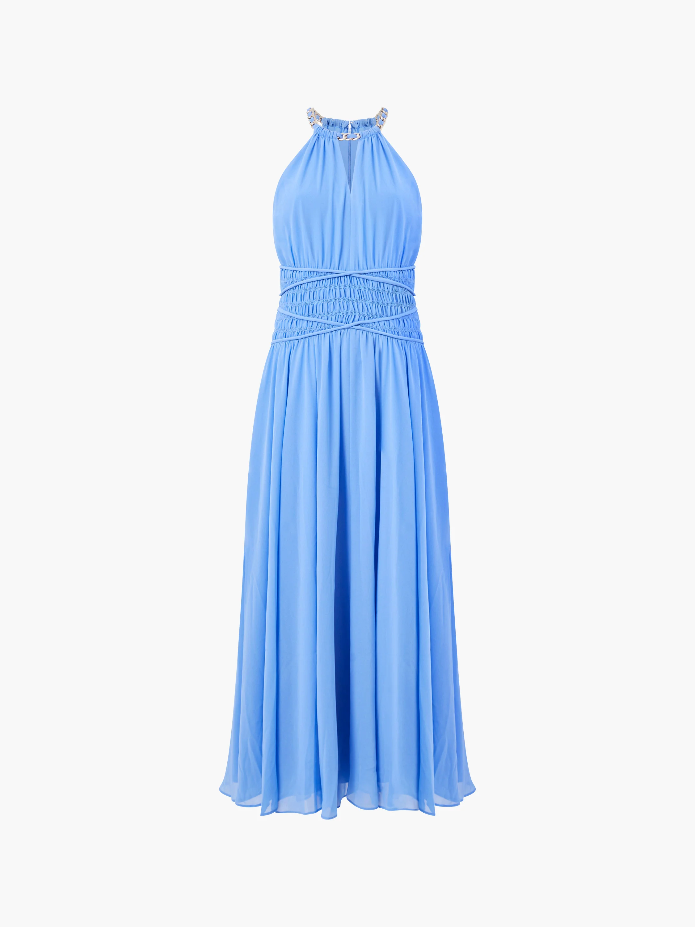 Eden Georgette Halterneck Maxi Dress - Image 6