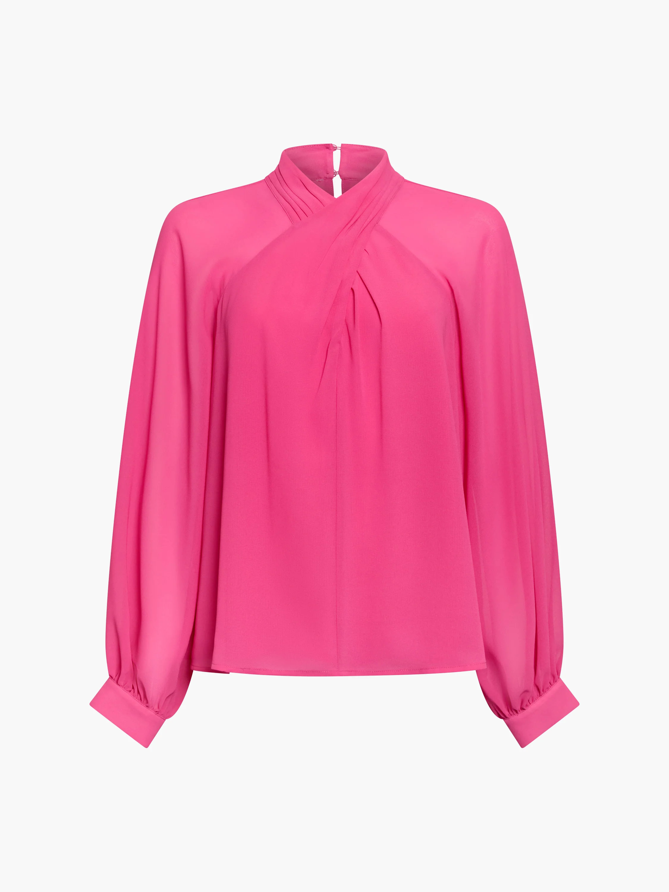 Eden Georgette Long Sleeve Wrap Blouse - Image 5