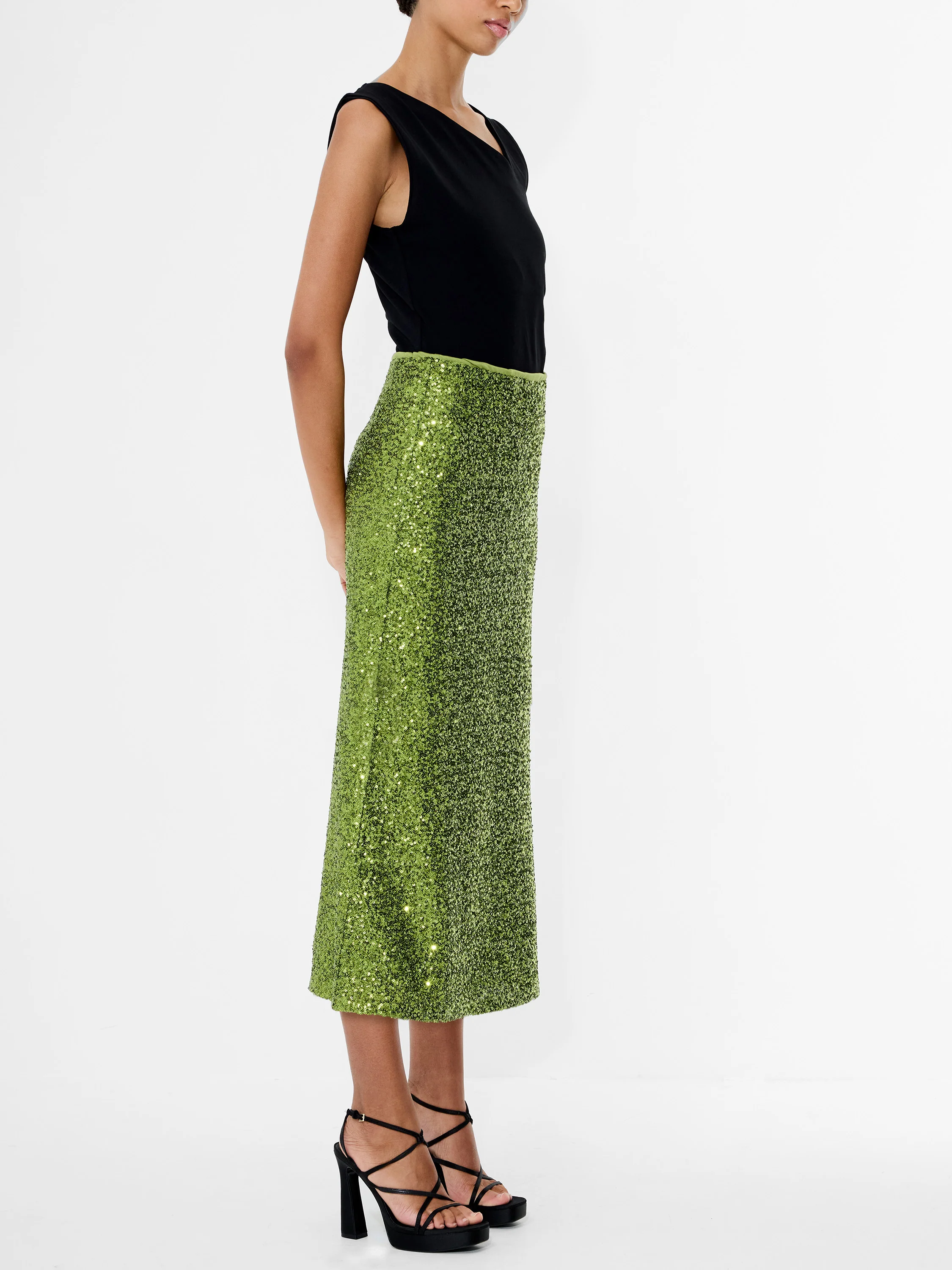 Elena Sequin Midi Skirt - Image 5