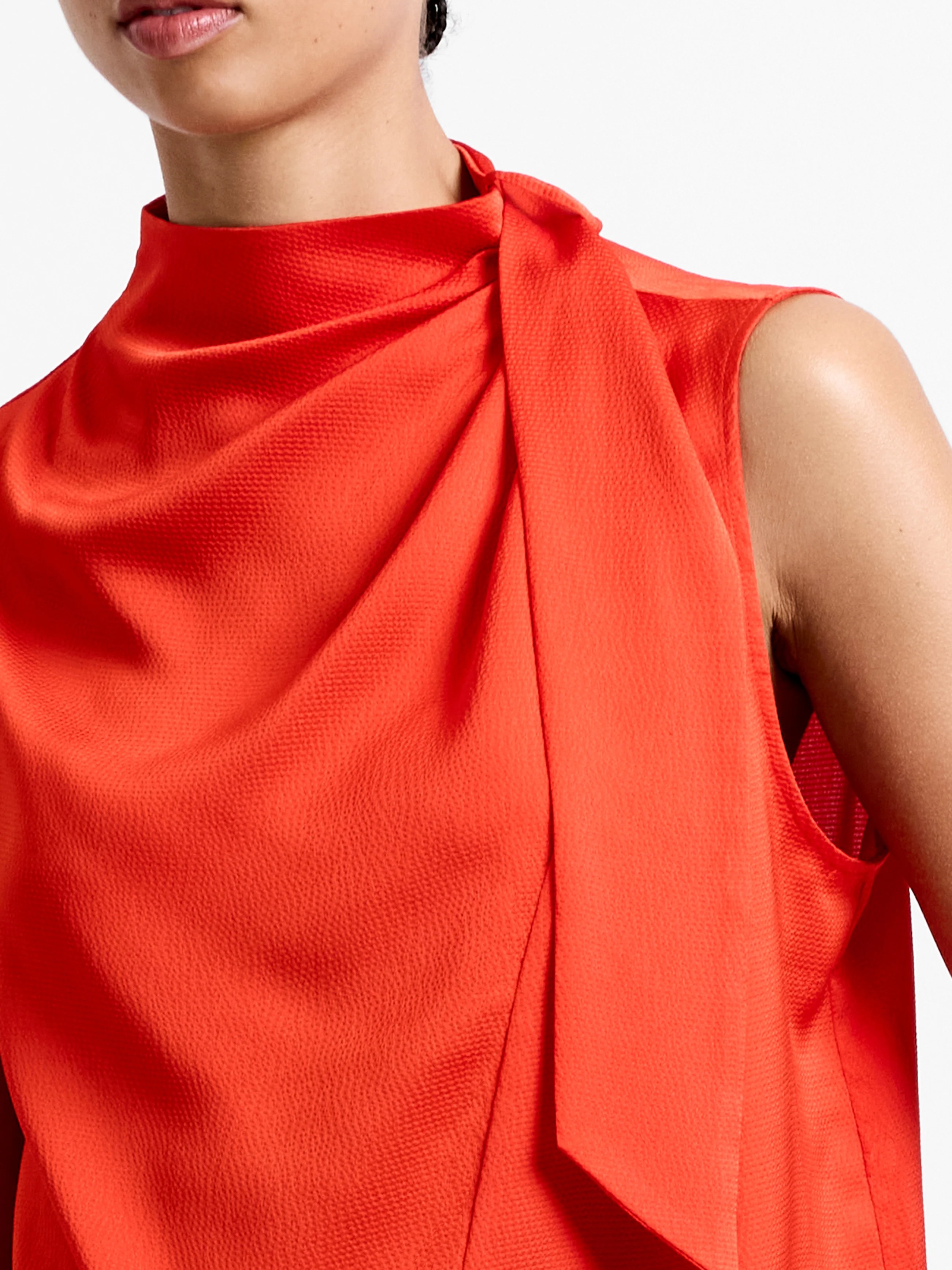 Eliza Satin Drape Top - Image 3