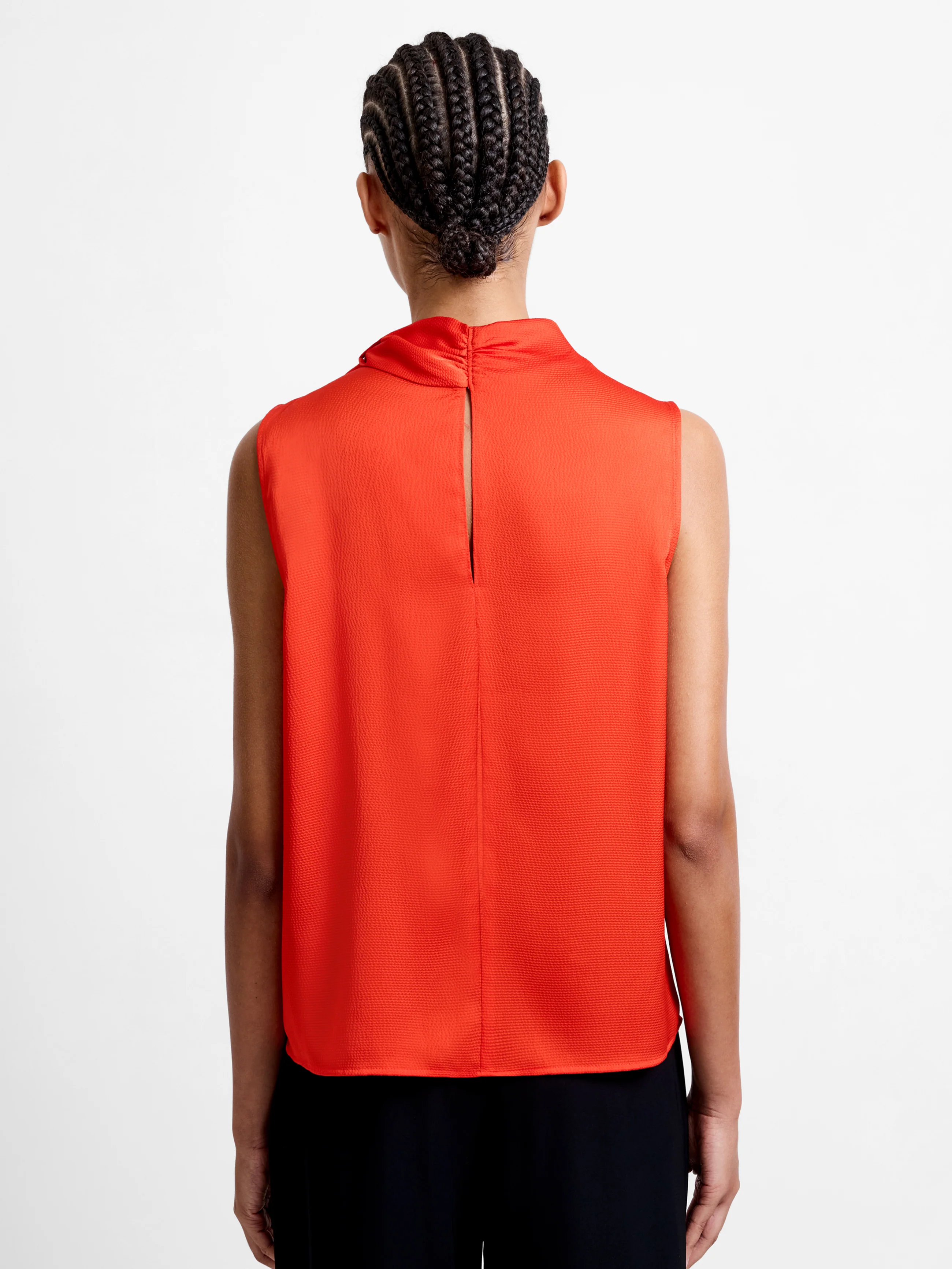 Eliza Satin Drape Top - Image 5