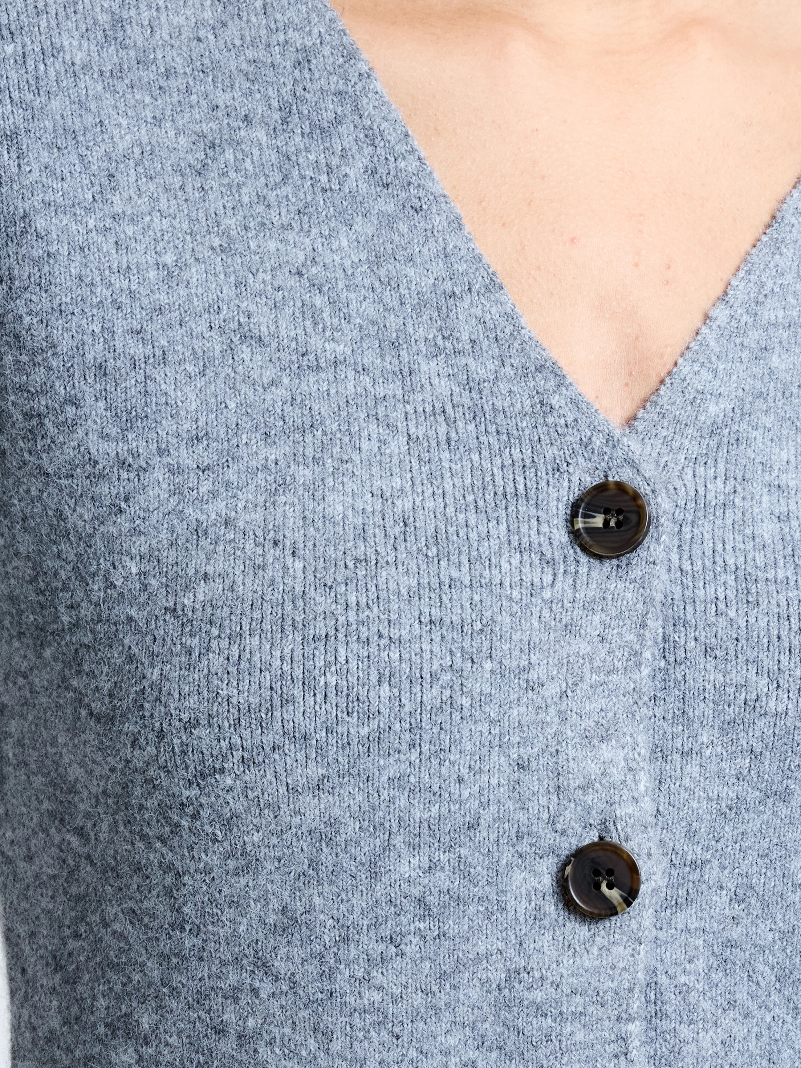 Ellie Knit V Neck Cardigan - Image 3