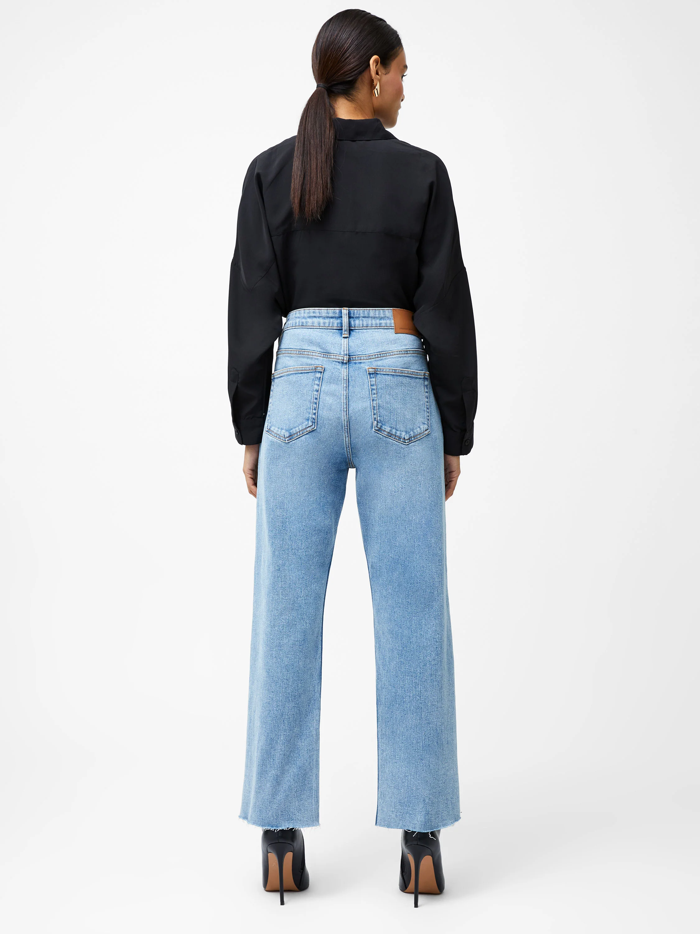 Elliot Denim Straight Leg Cropped Jeans 27 Inch - Image 6