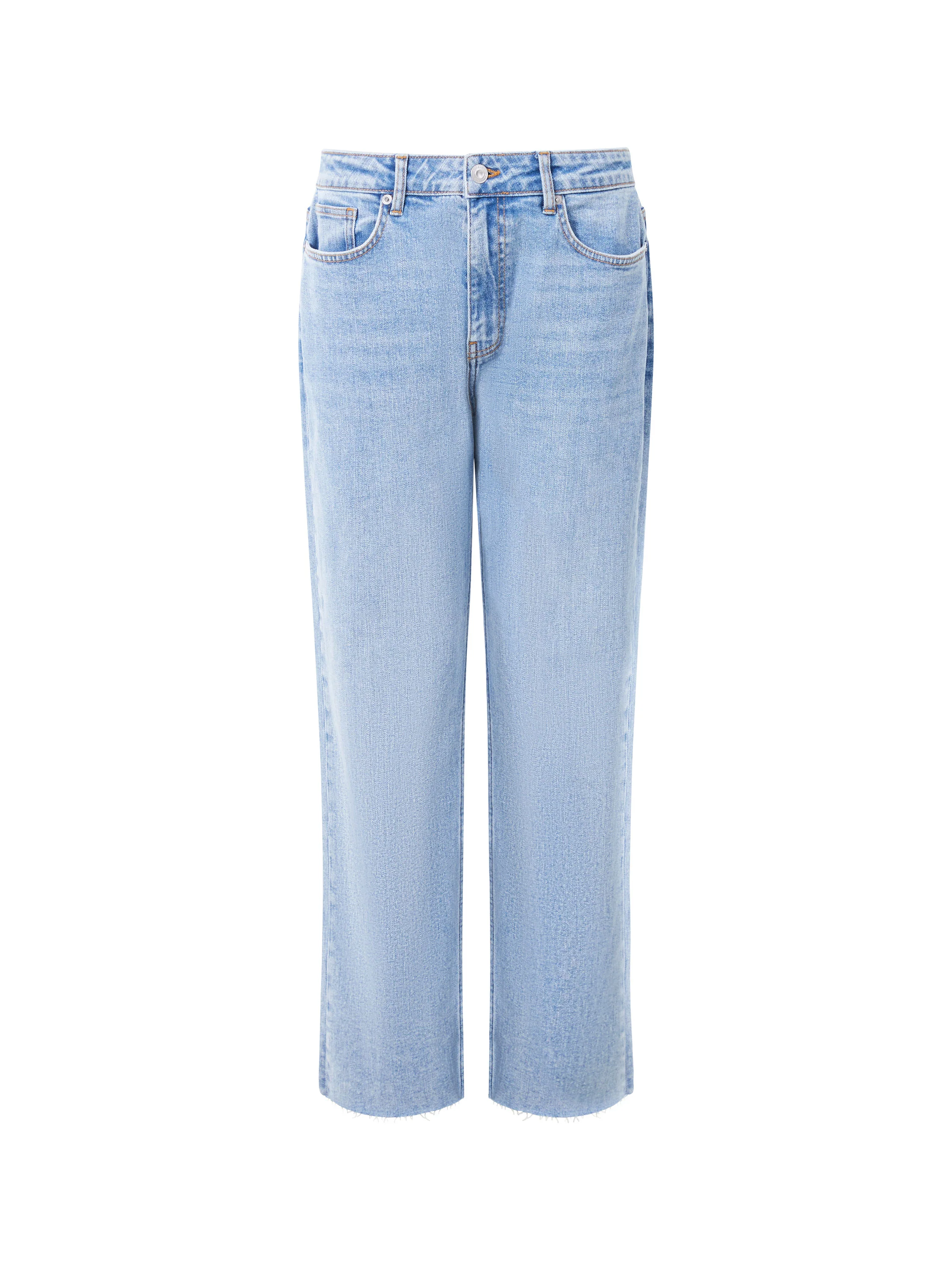 Elliot Denim Straight Leg Cropped Jeans 27 Inch - Image 7