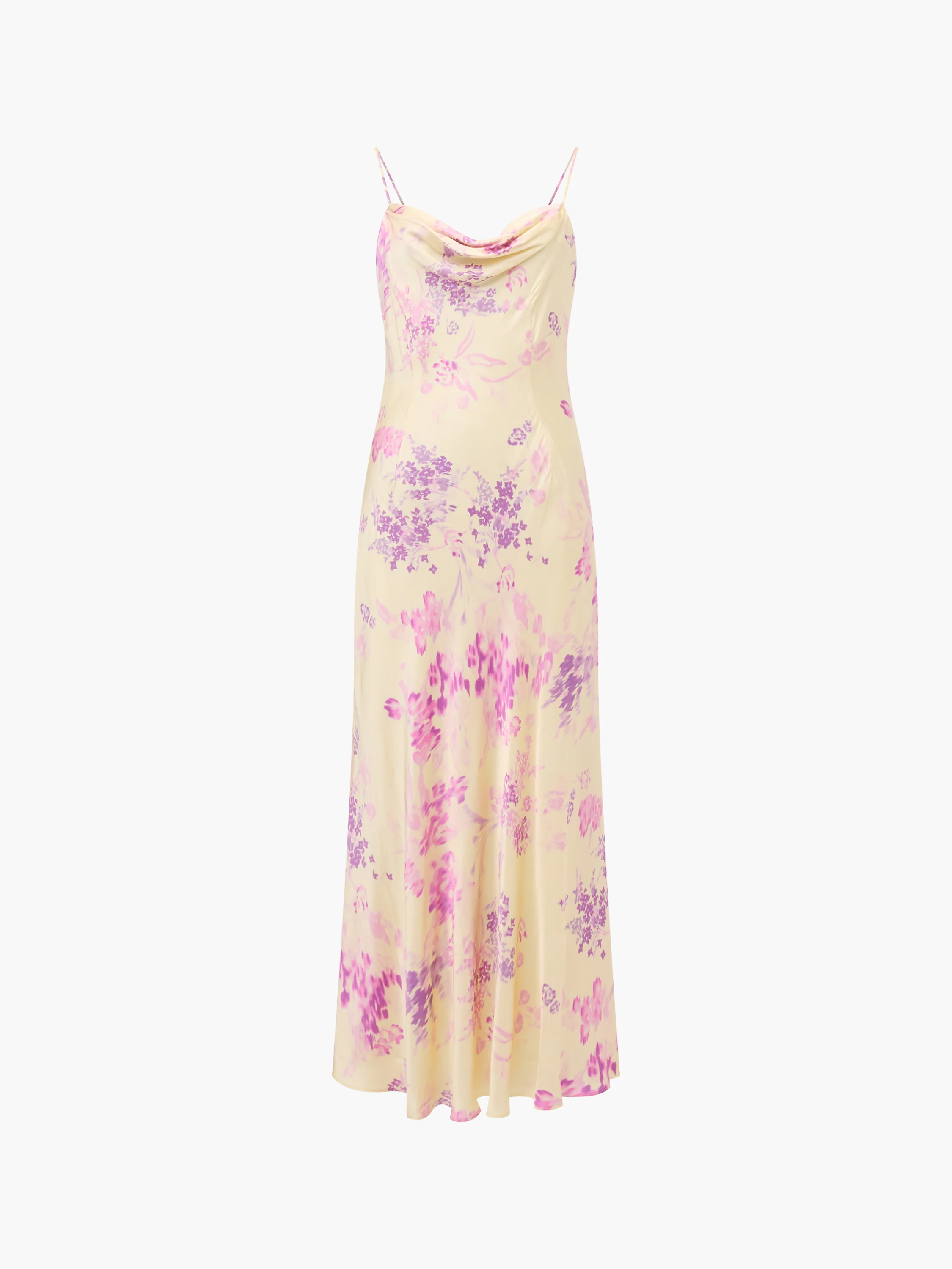 Elyria Oona Satin Midi Dress - Image 7