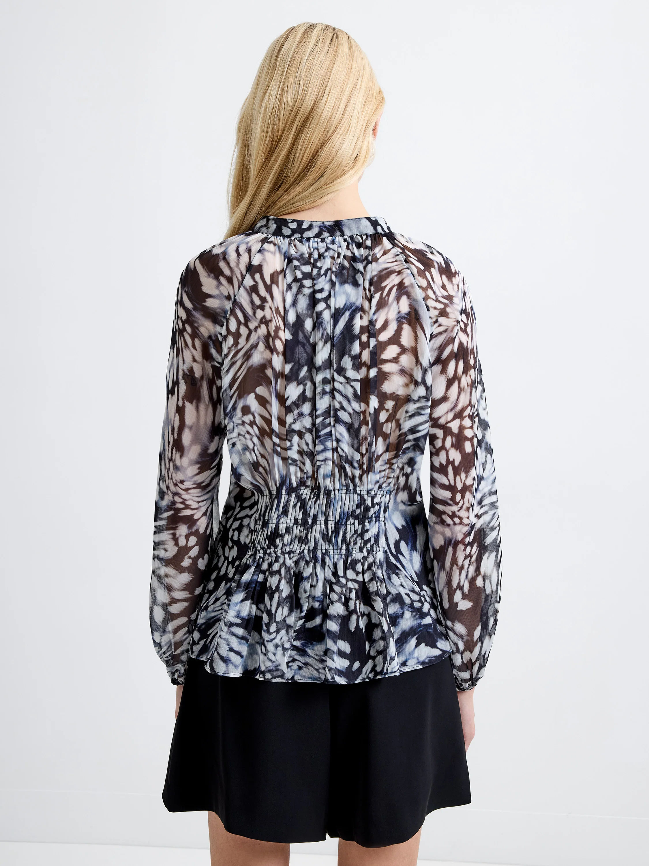 Emina Chiffon Allegra Long Sleeve Top - Image 4