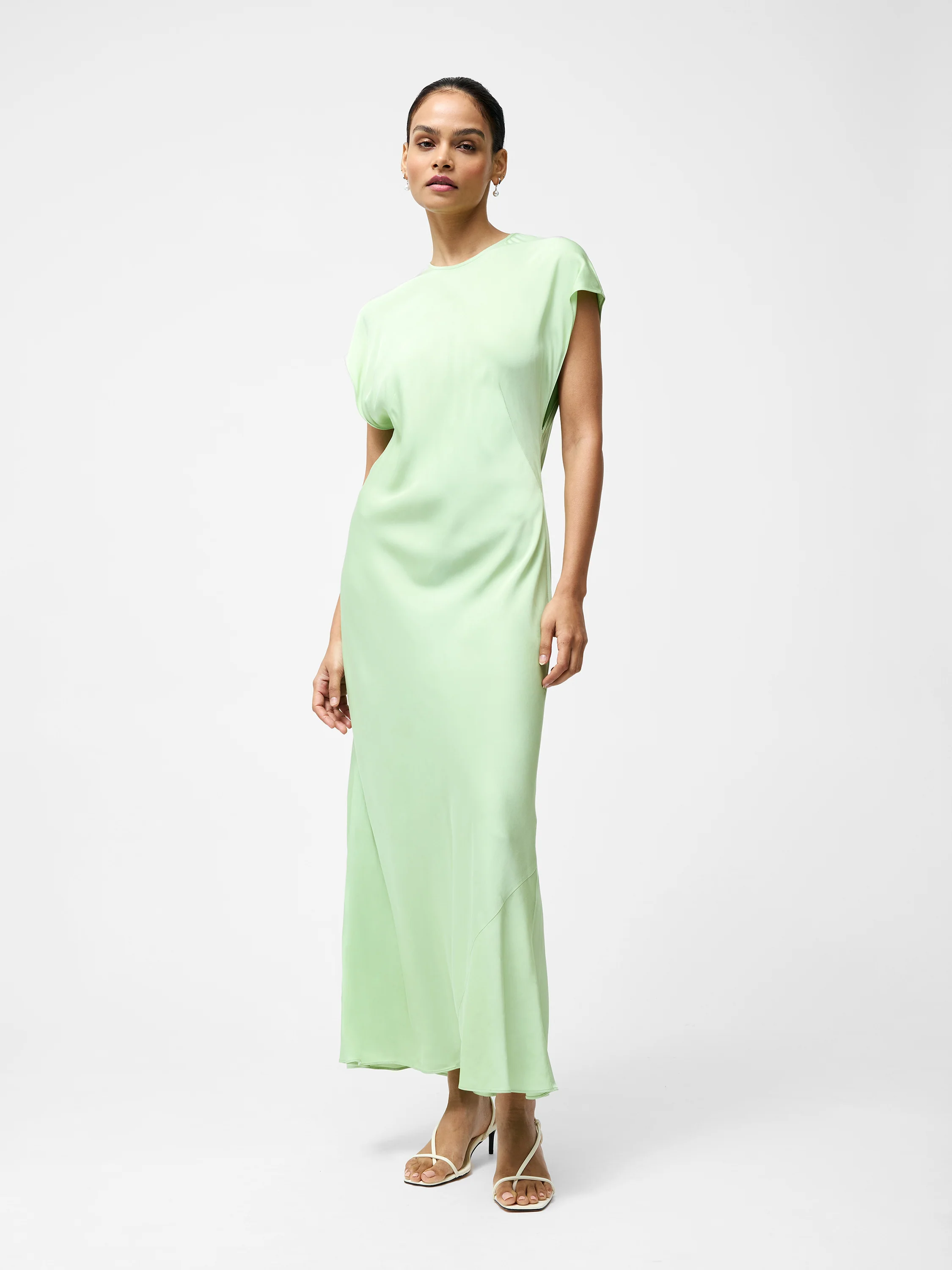 Ennis Eco Satin Column Shape Dress - Image 3