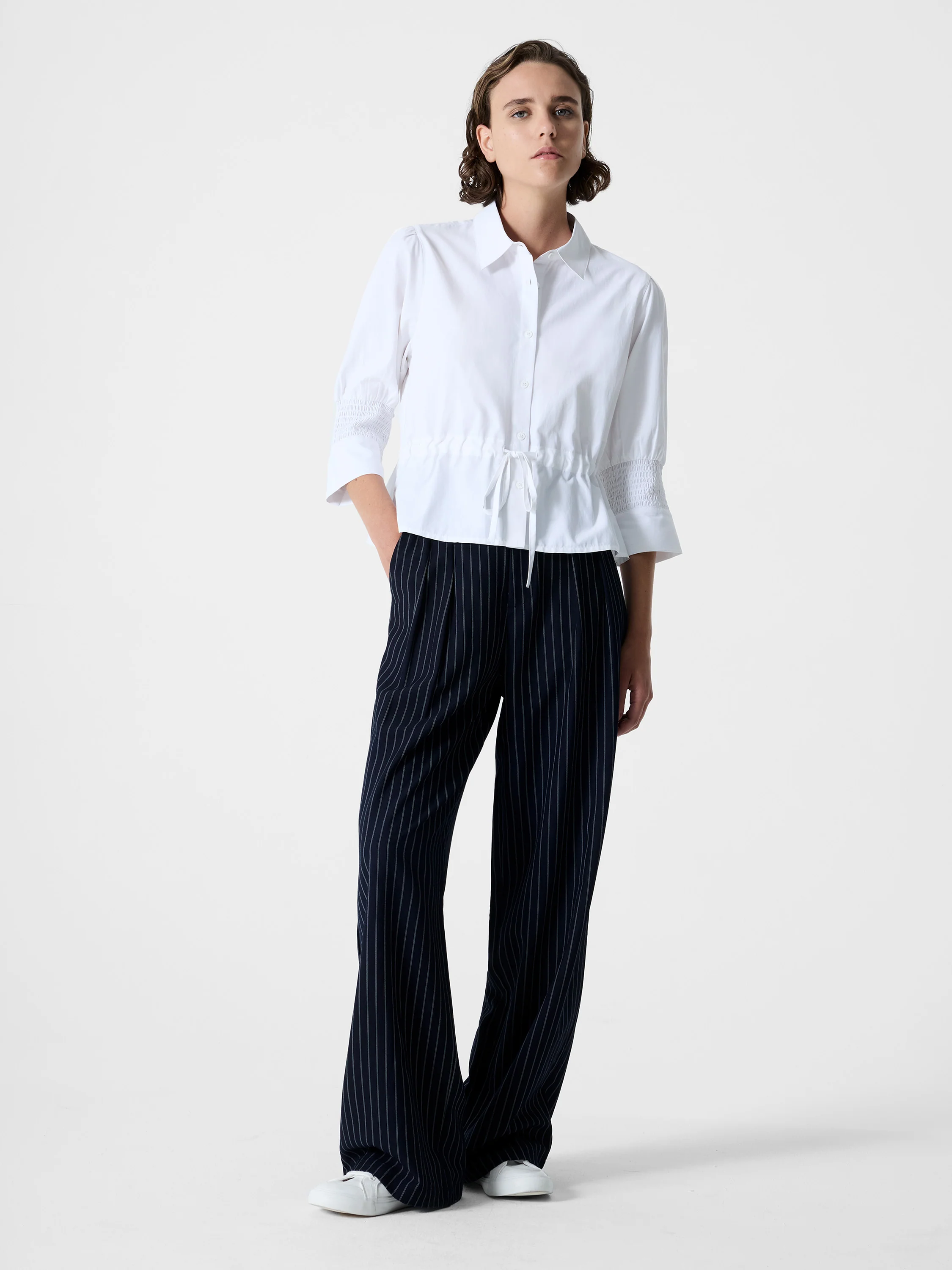 Era Poplin Collared Top - Image 3