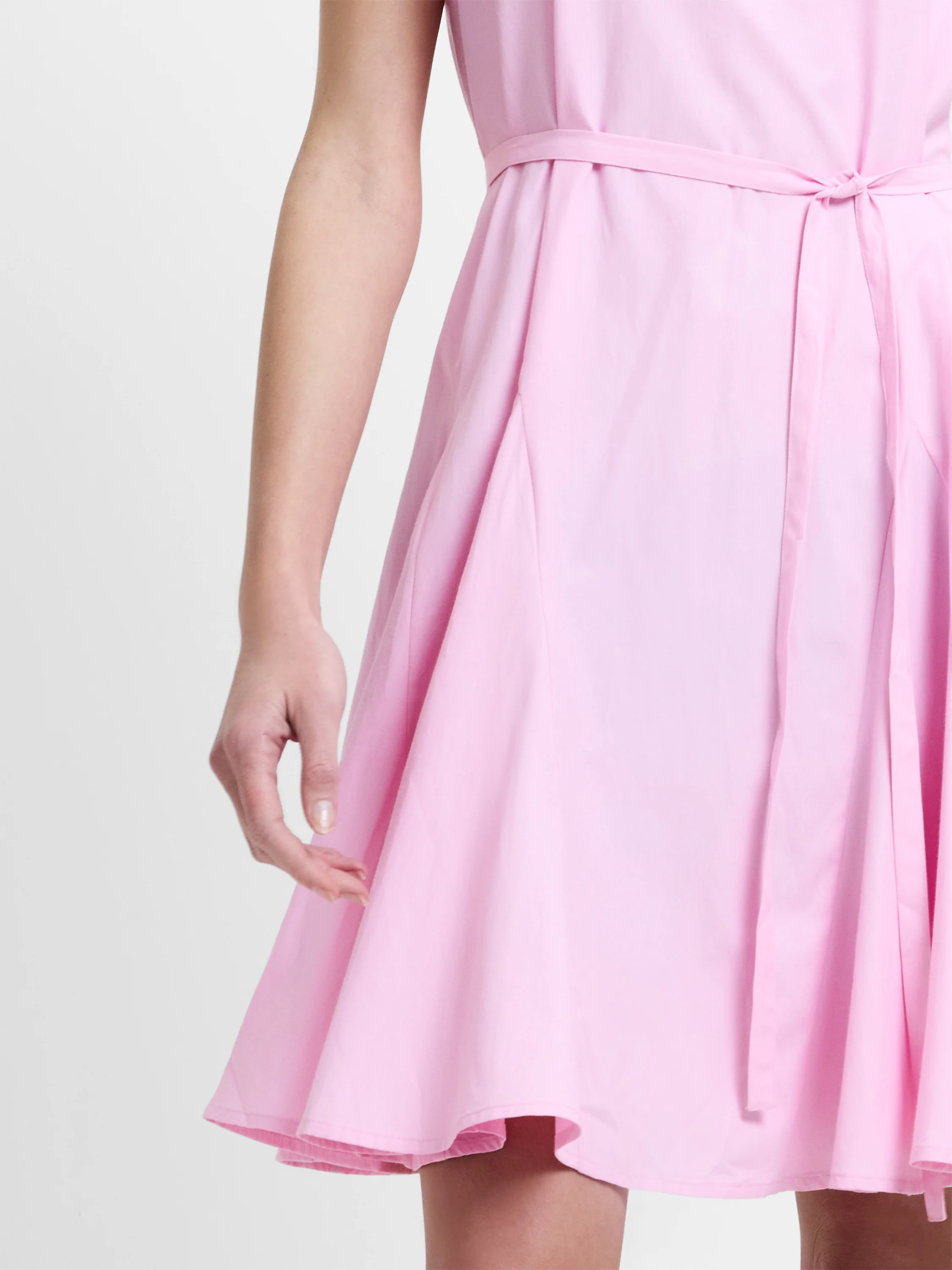 Era Poplin Godet Bow Dress - Image 5