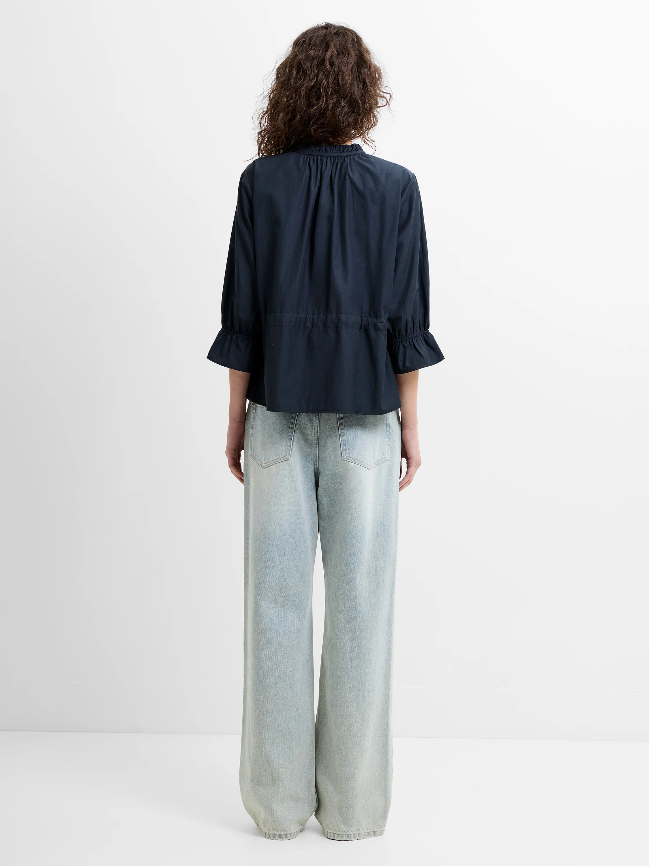 Era Poplin Ruffle Collar Top - Image 5