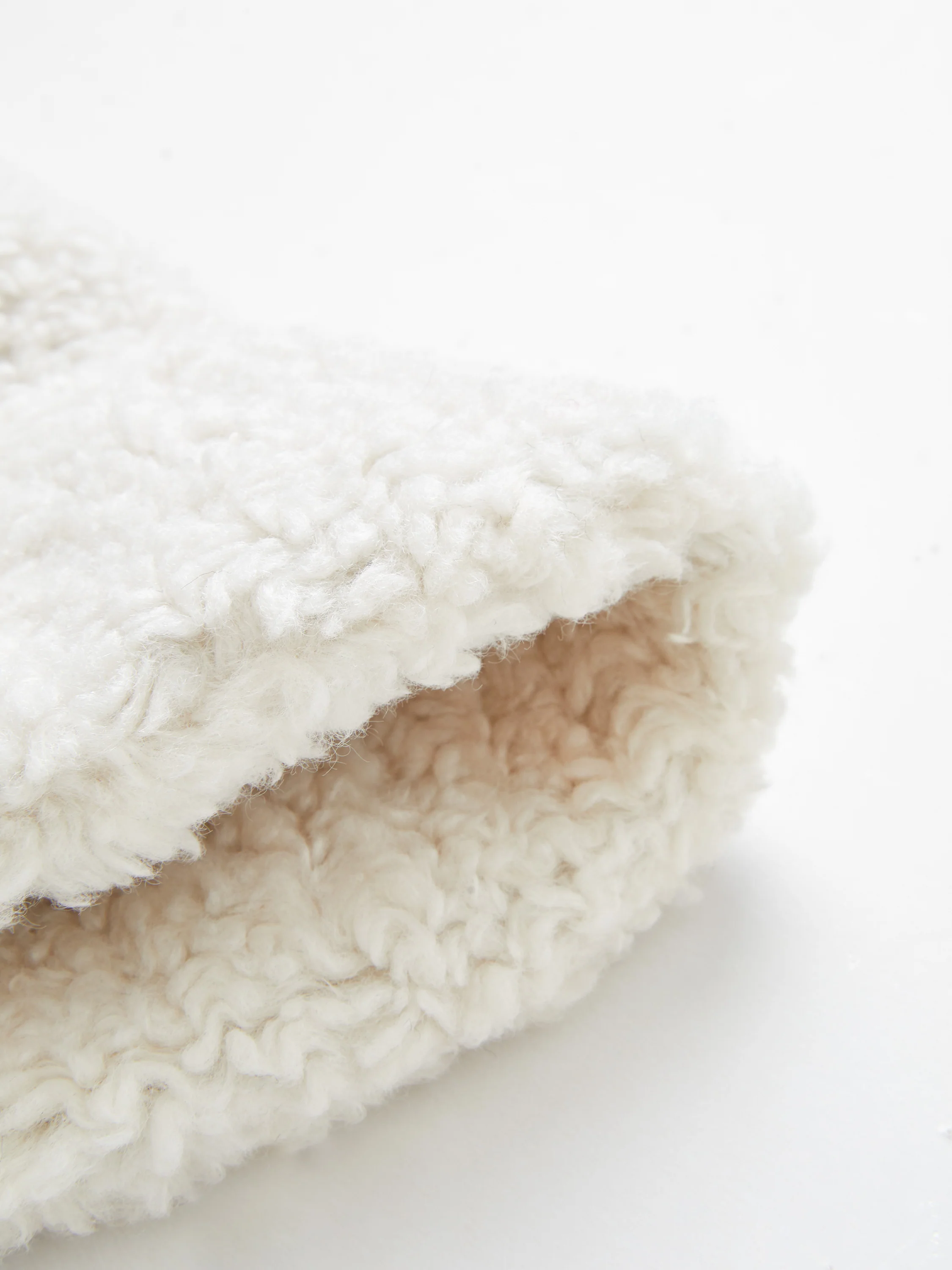 Faux Shearling Bucket Hat - Image 2