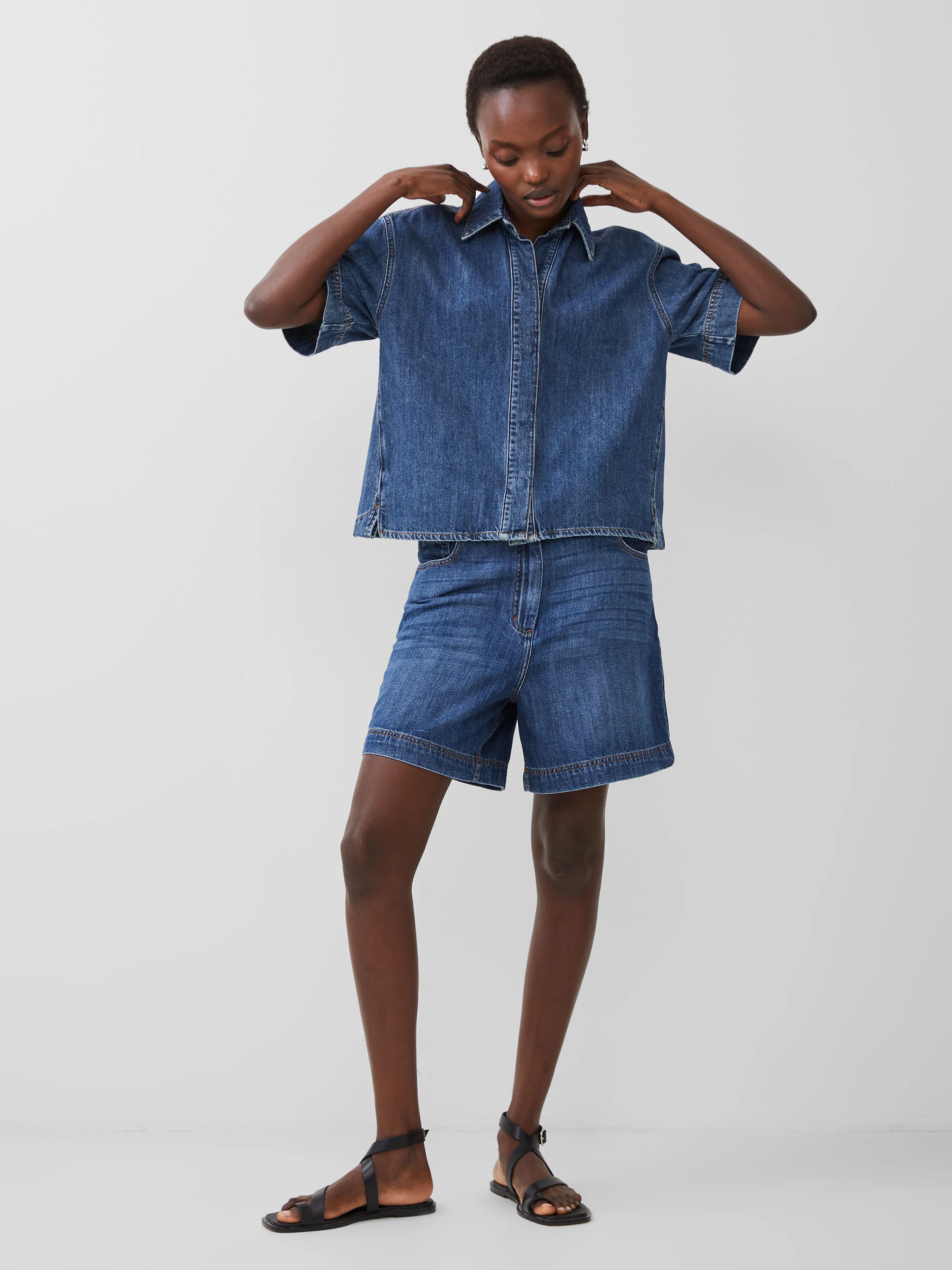 Finley Denim Short Sleeve Shirt - Image 3