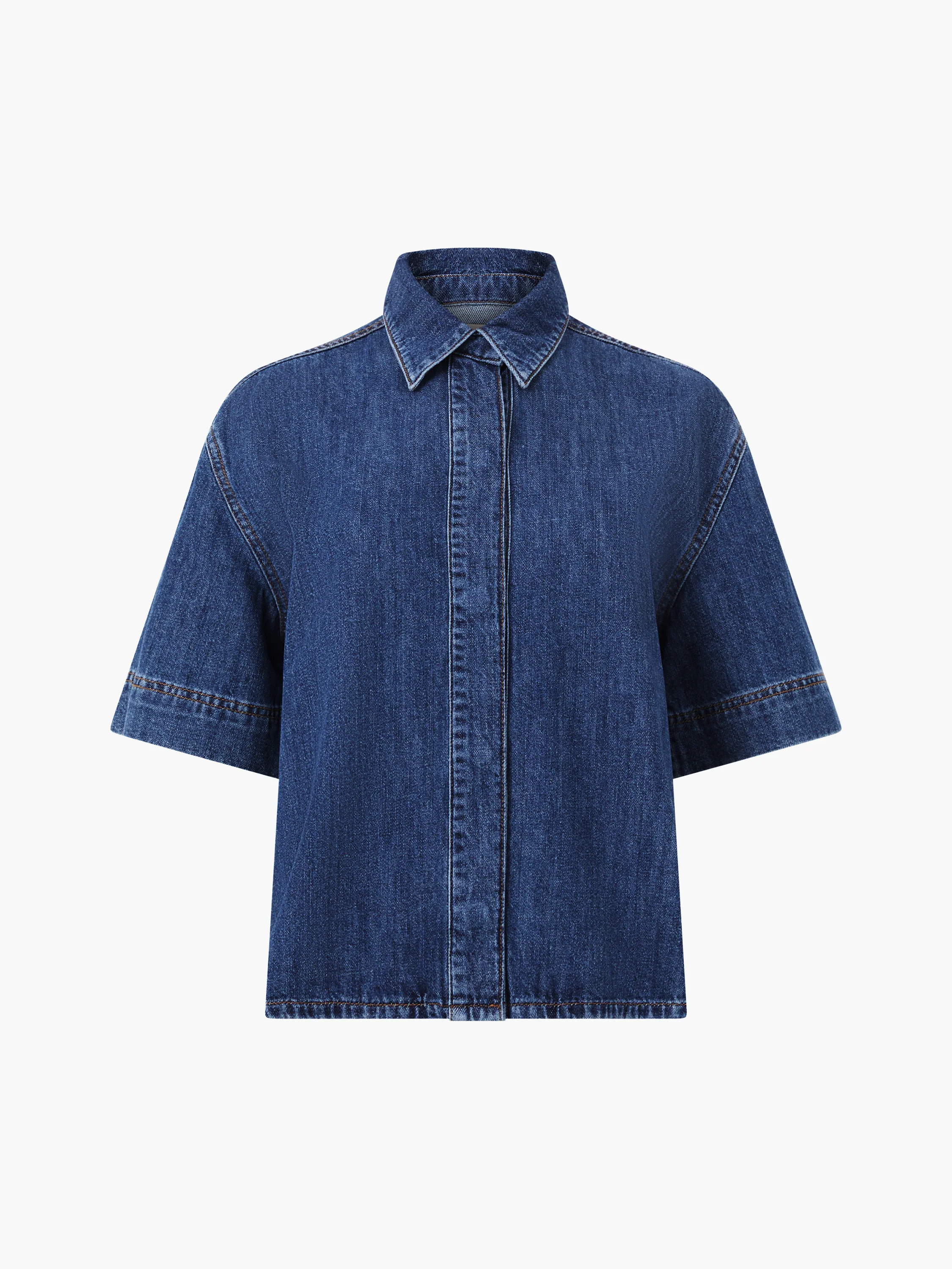 Finley Denim Short Sleeve Shirt - Image 6