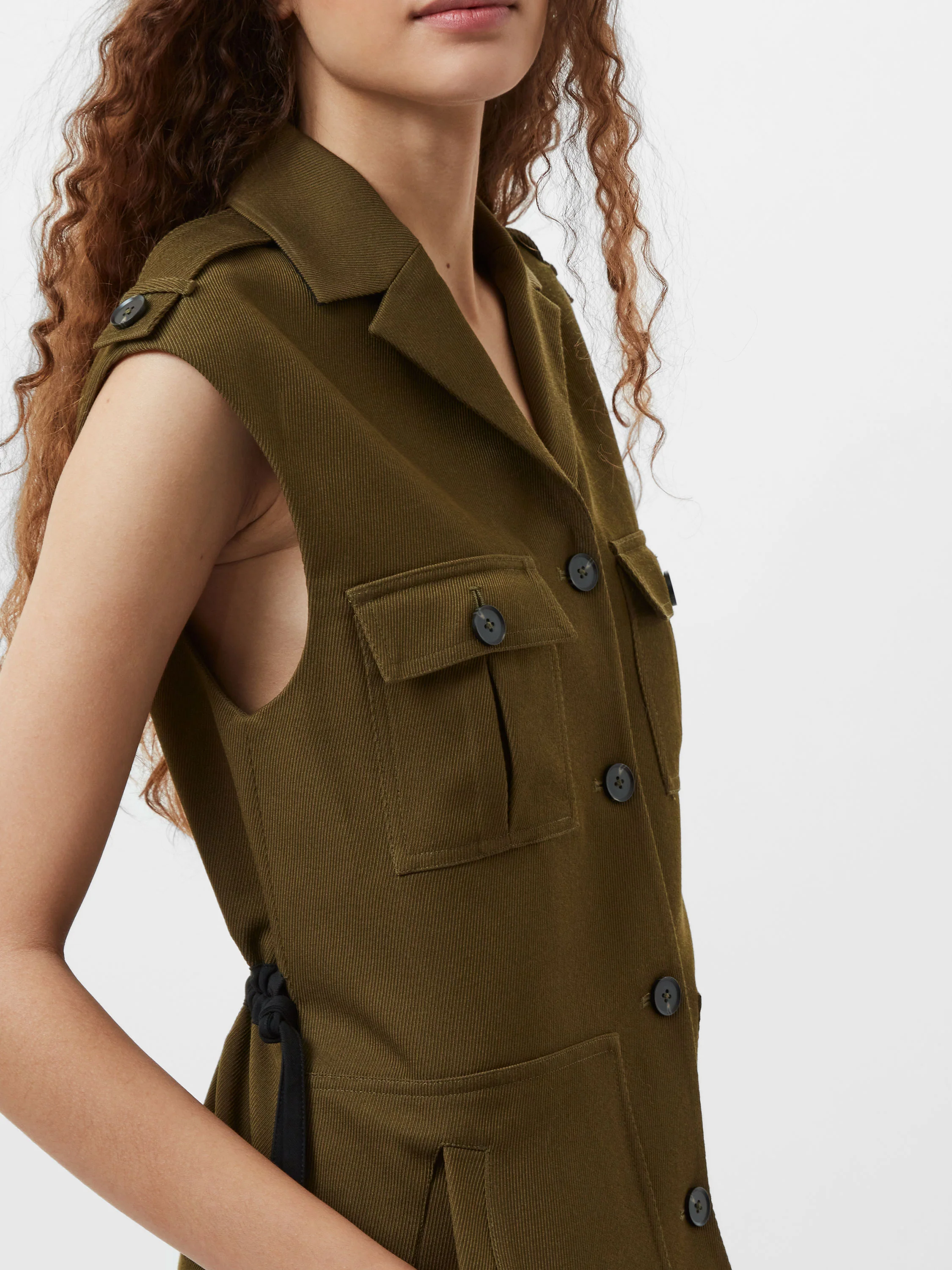 Florence Twill Waistcoat - Image 4