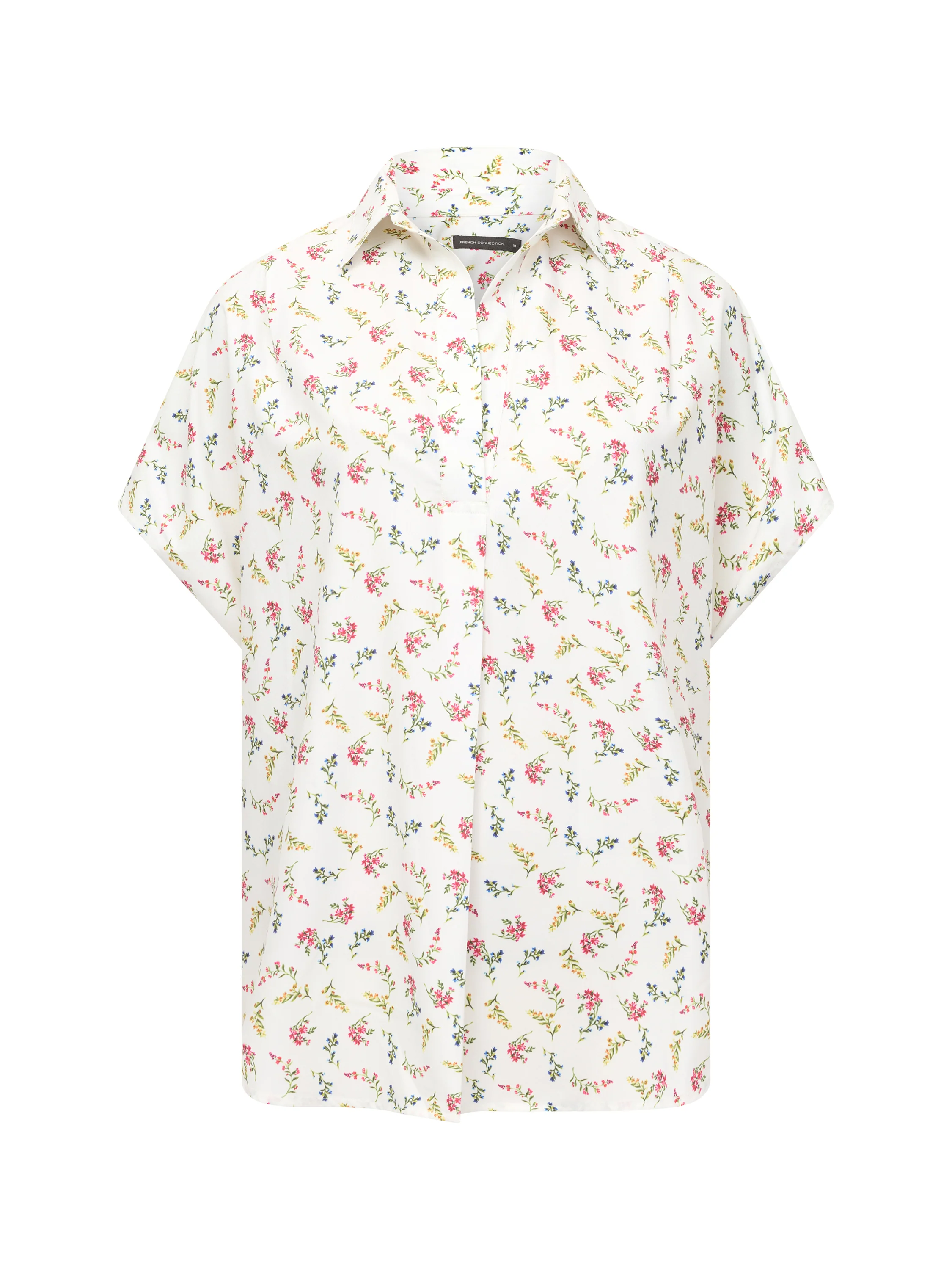 Floriana Crepe Light Popover Shirt - Image 6