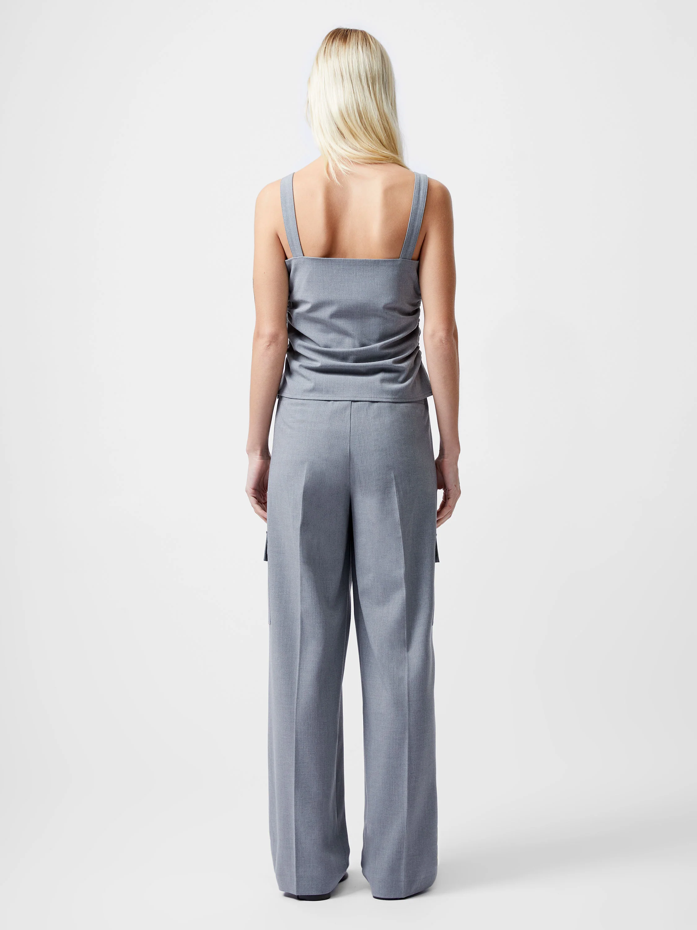 Franklin Ruched Strappy Buckle Top - Image 5
