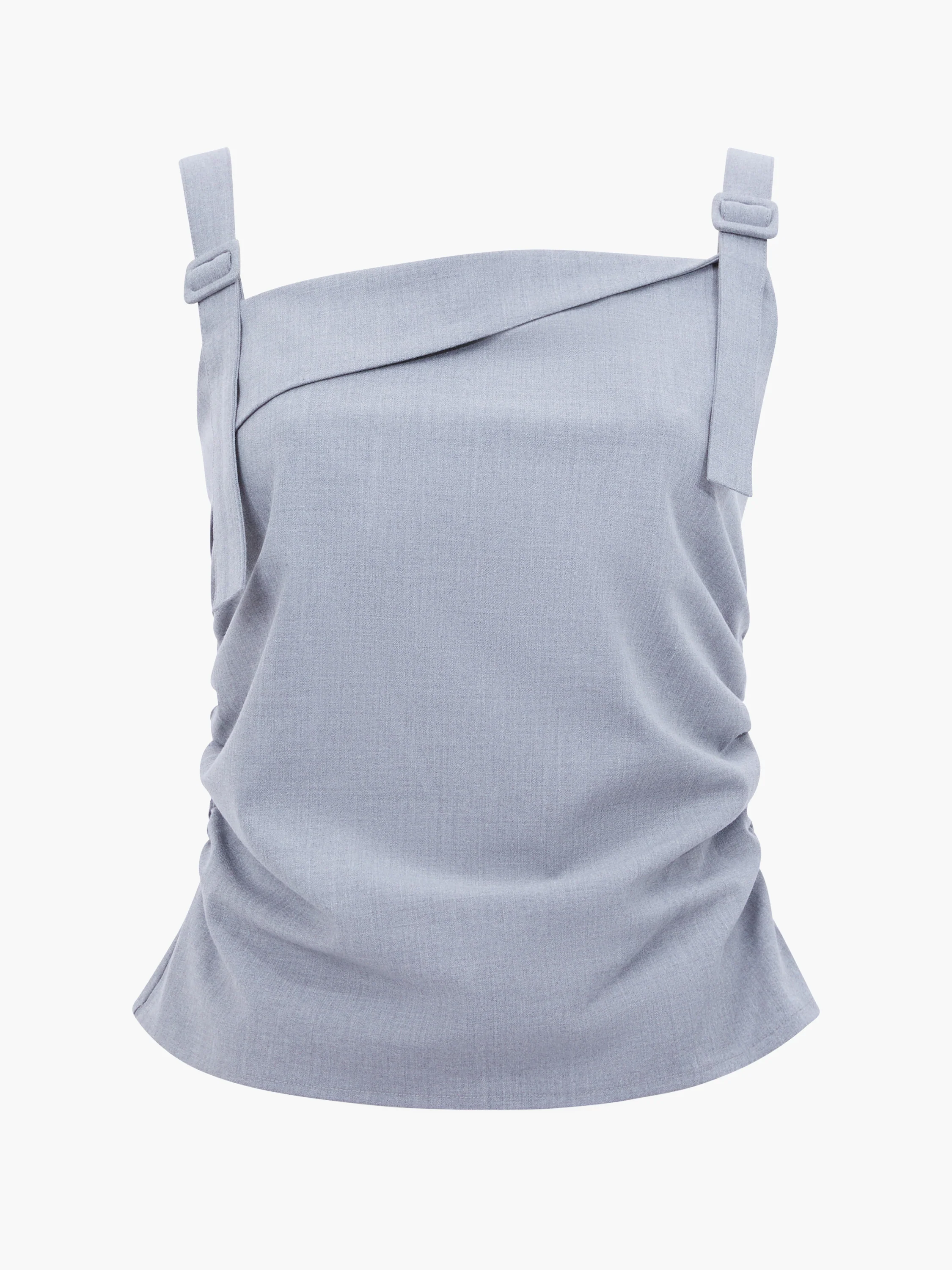 Franklin Ruched Strappy Buckle Top - Image 6