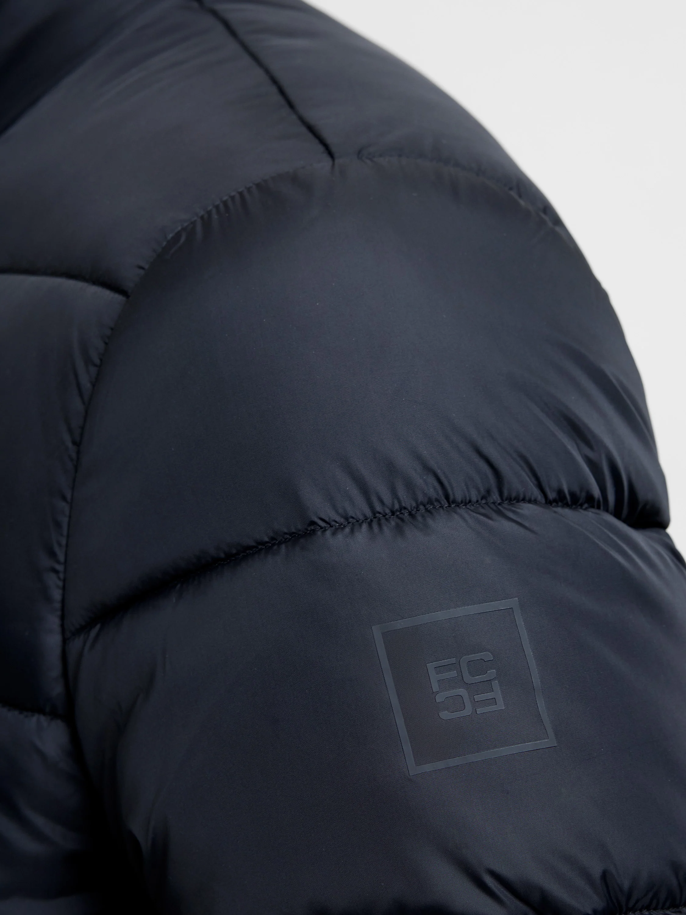 Funnel Neck Recycled Puffer Jacket - Image 4