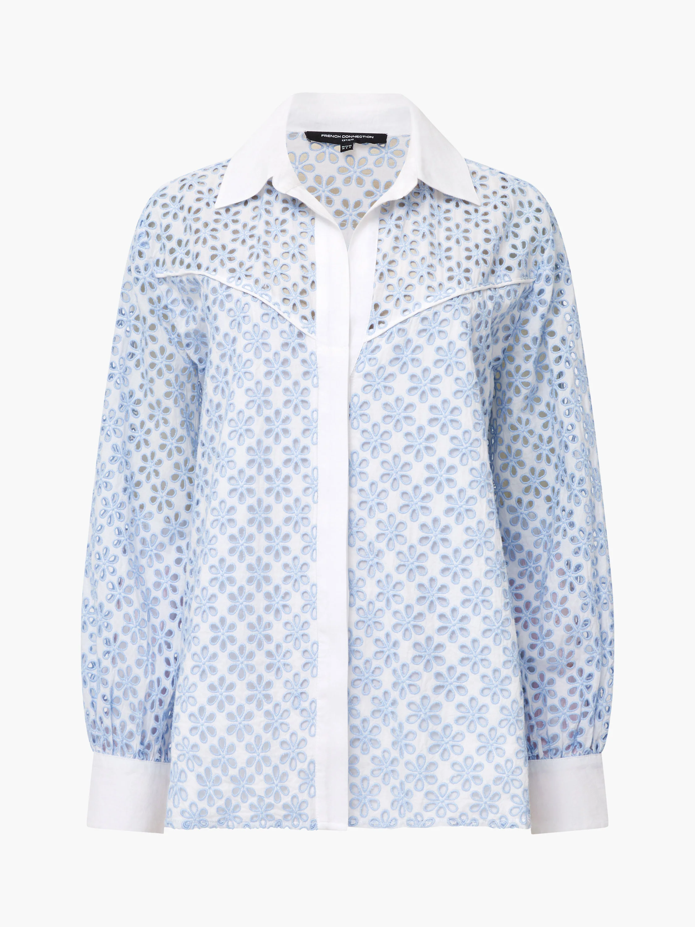 Galina Cotton Embroidered Shirt - Image 5