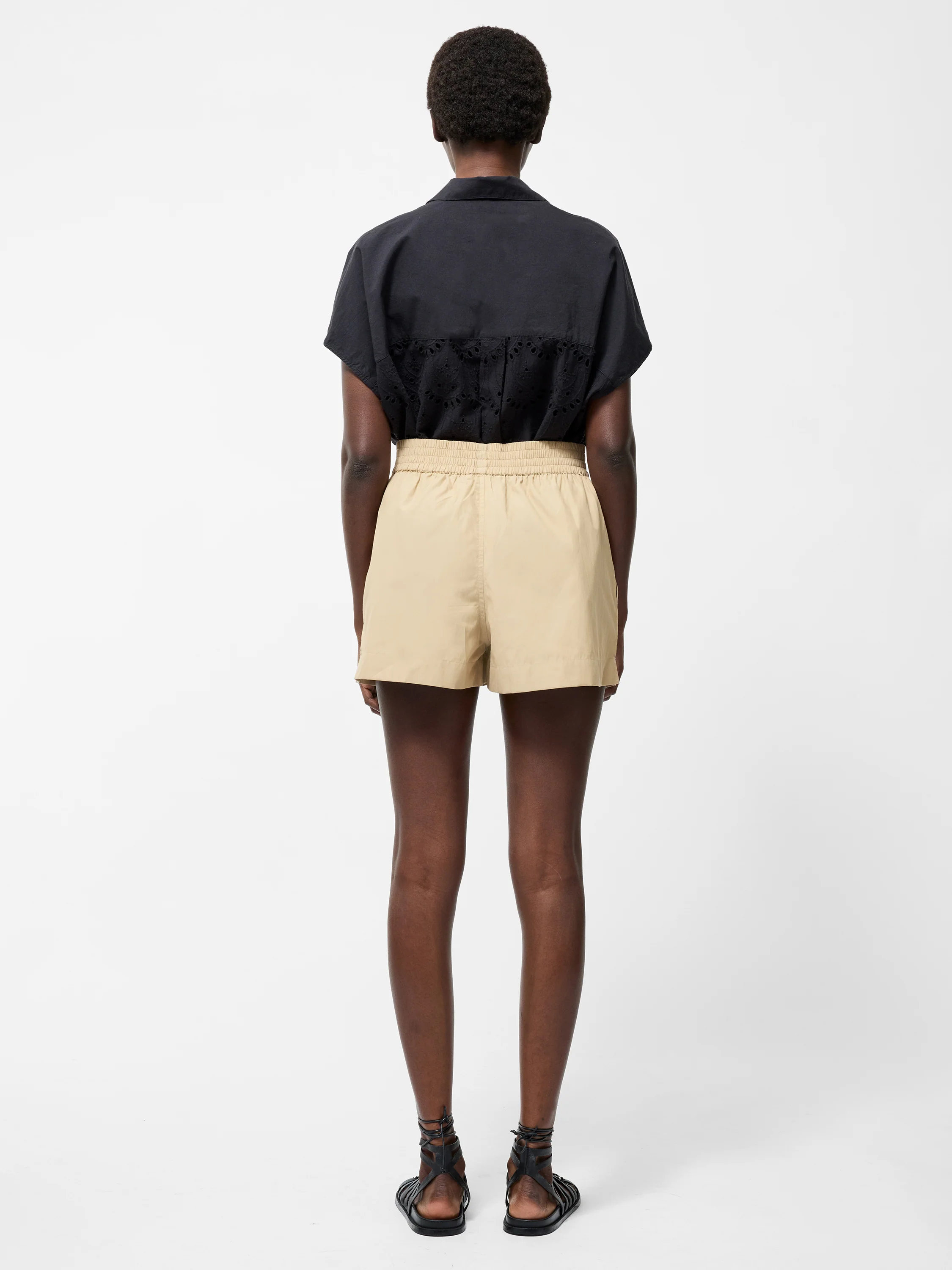Gathered Waist Shorts - Image 4