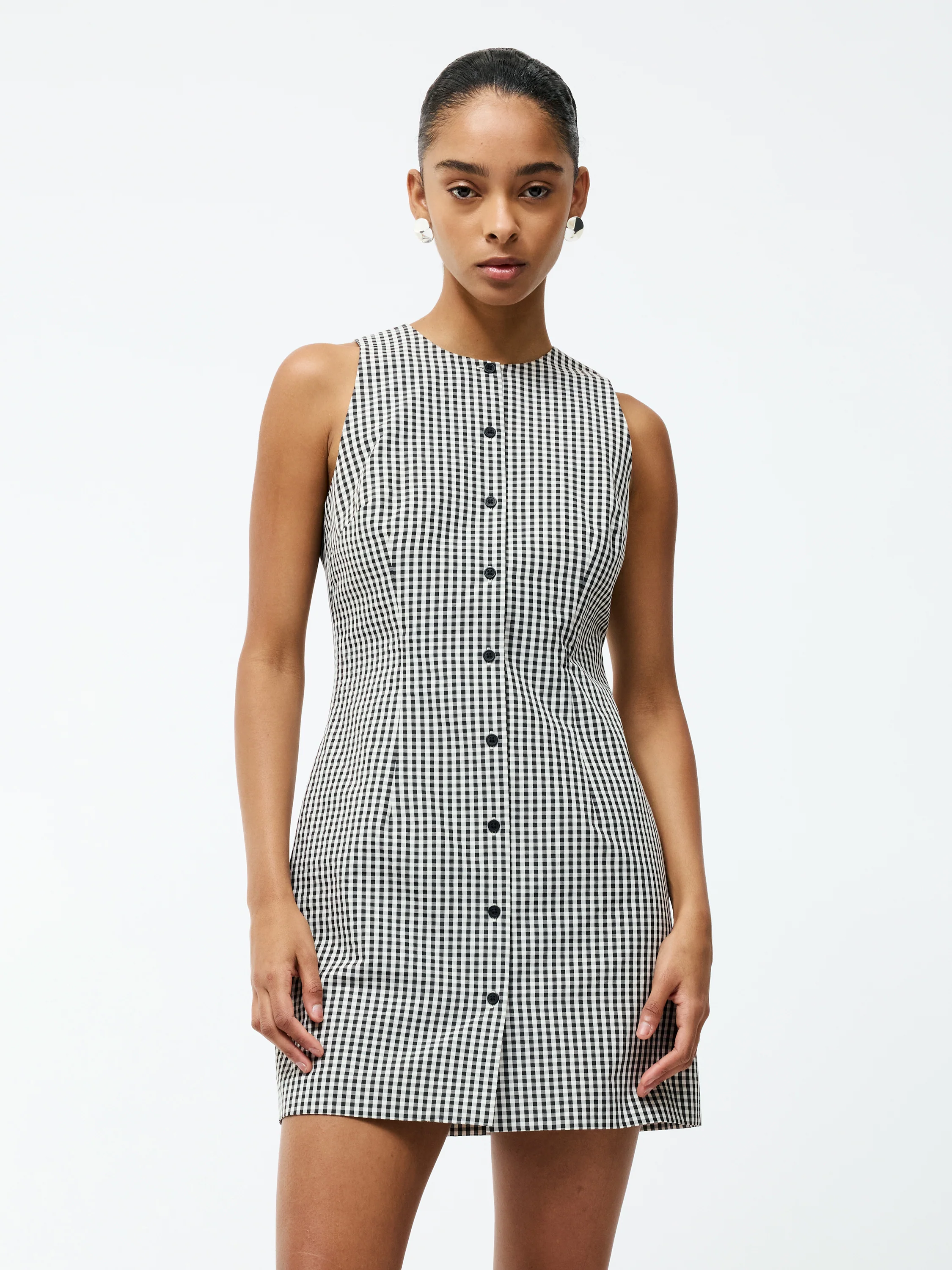 Gingham Mini Dress
