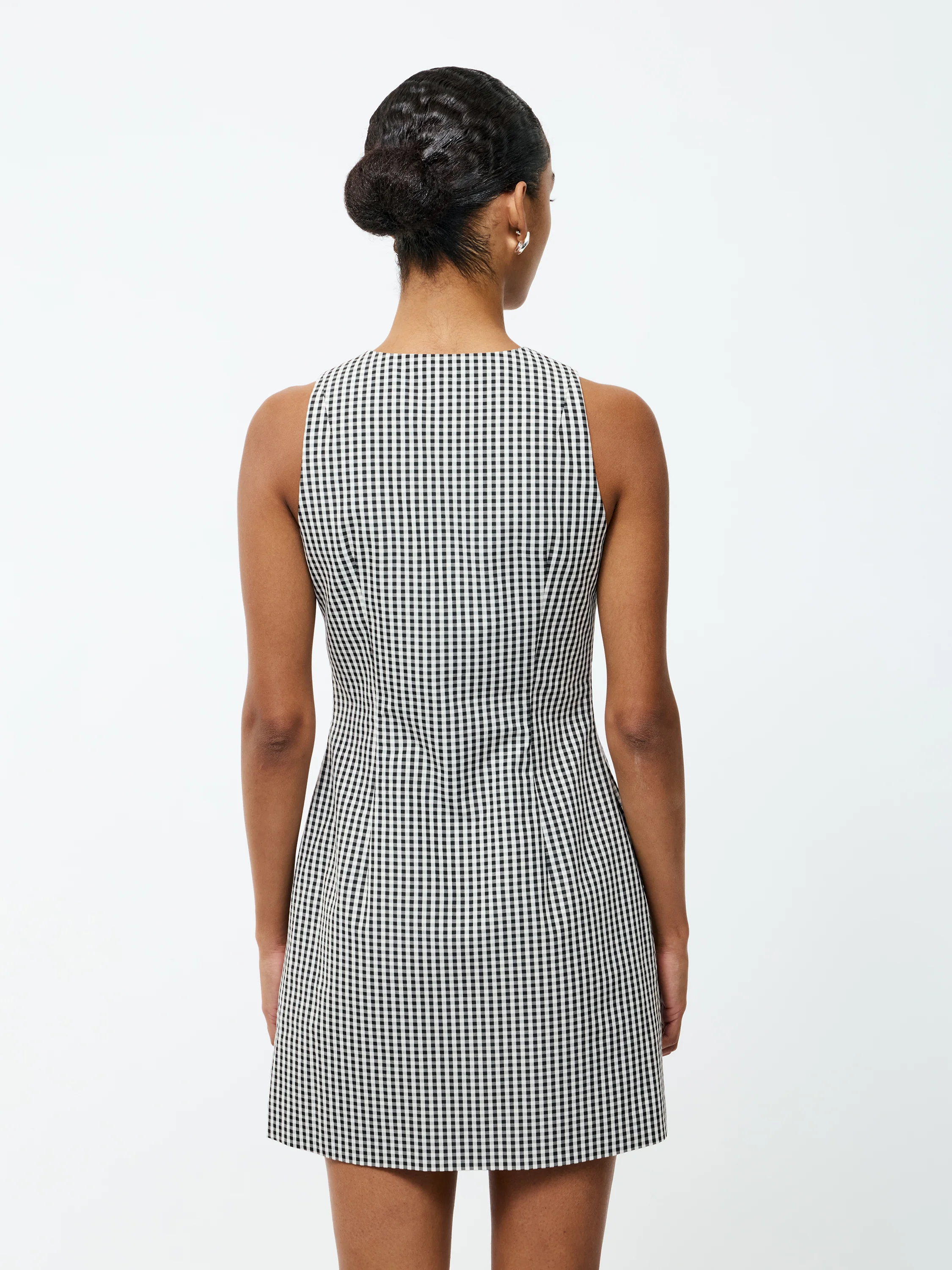 Gingham Mini Dress - Image 4