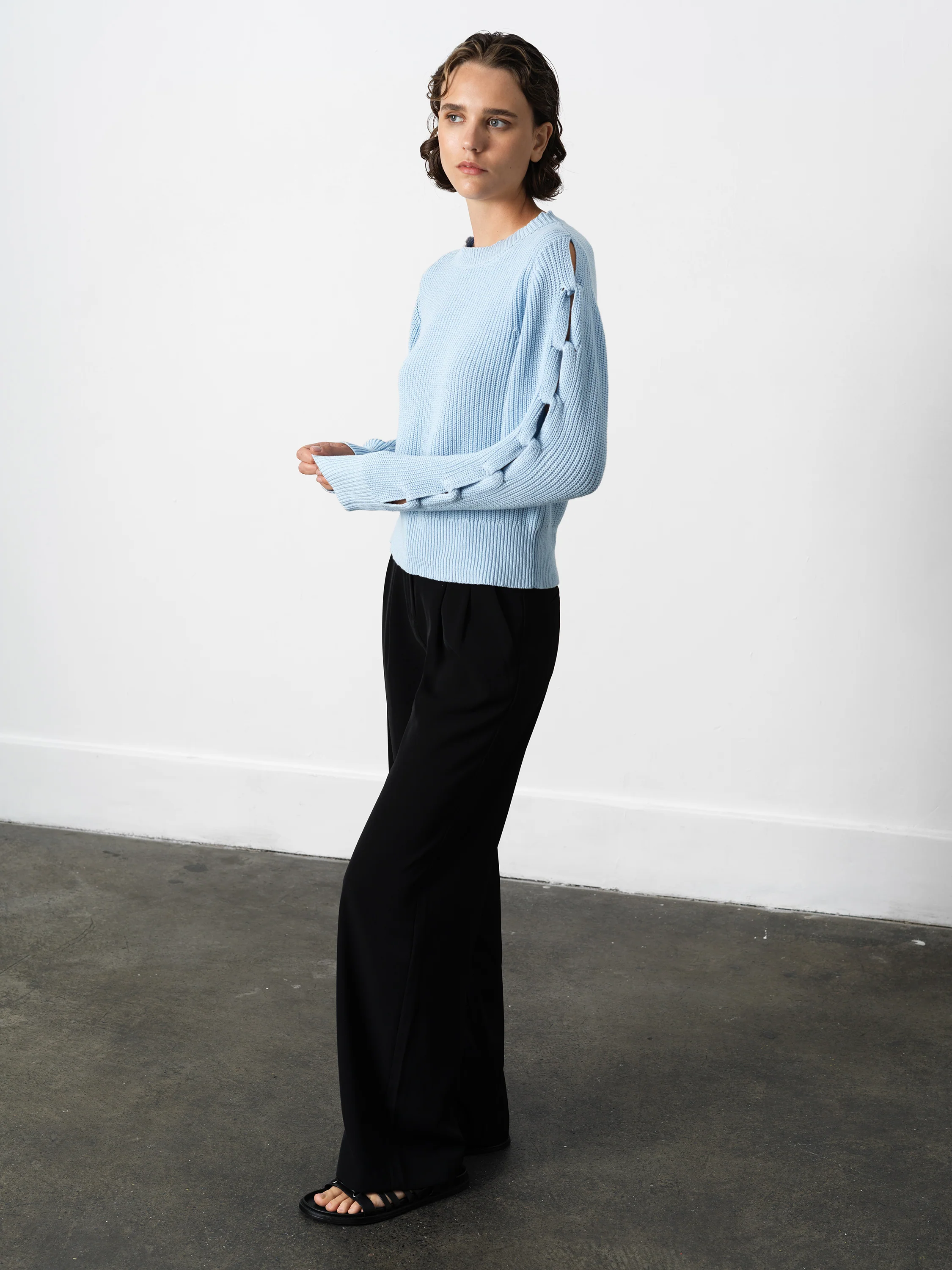 Glinda Braid Sleeve Jumper - Image 2