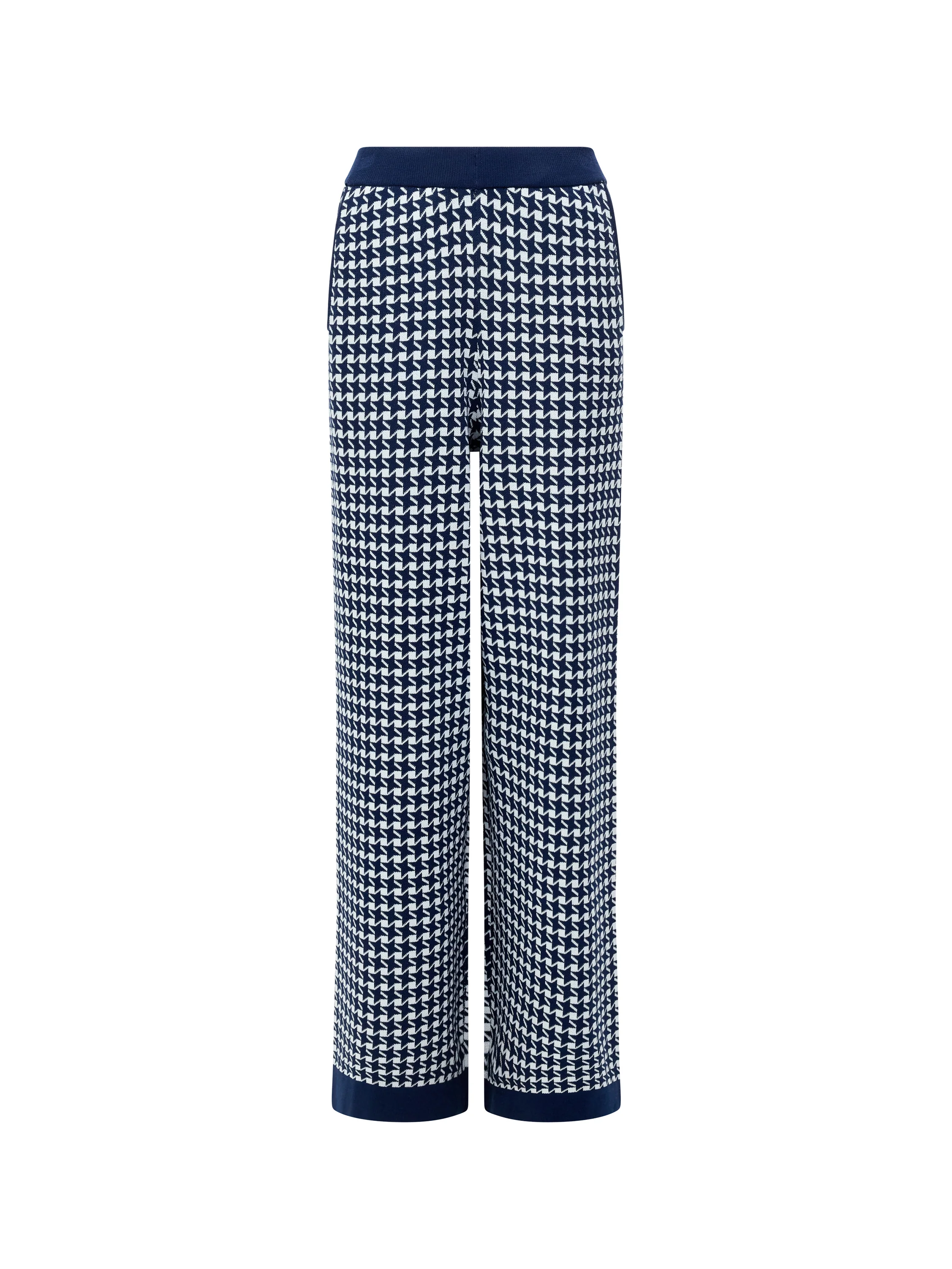 Gloria Jacquard Knit Wide Leg Trousers - Image 6